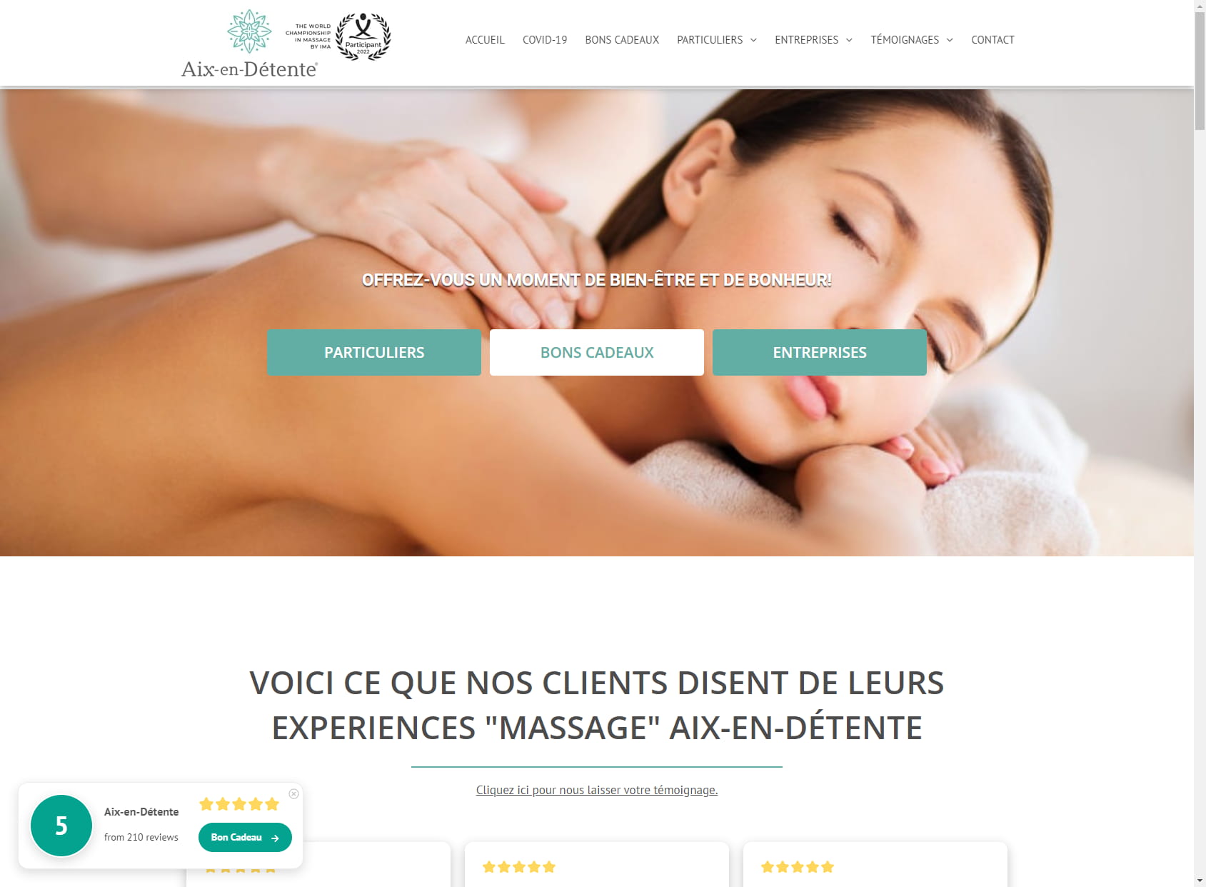 Massage Aix-en-Provence Aix-en-Détente Karine Ranciat