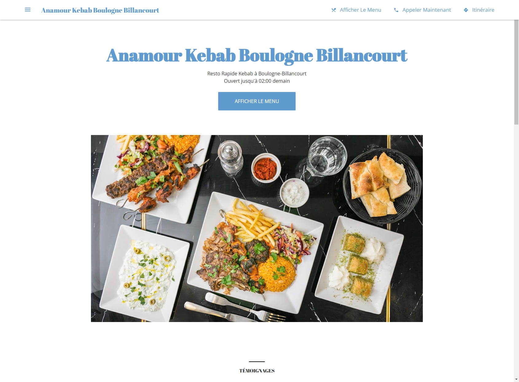Anamour Kebab Boulogne Billancourt