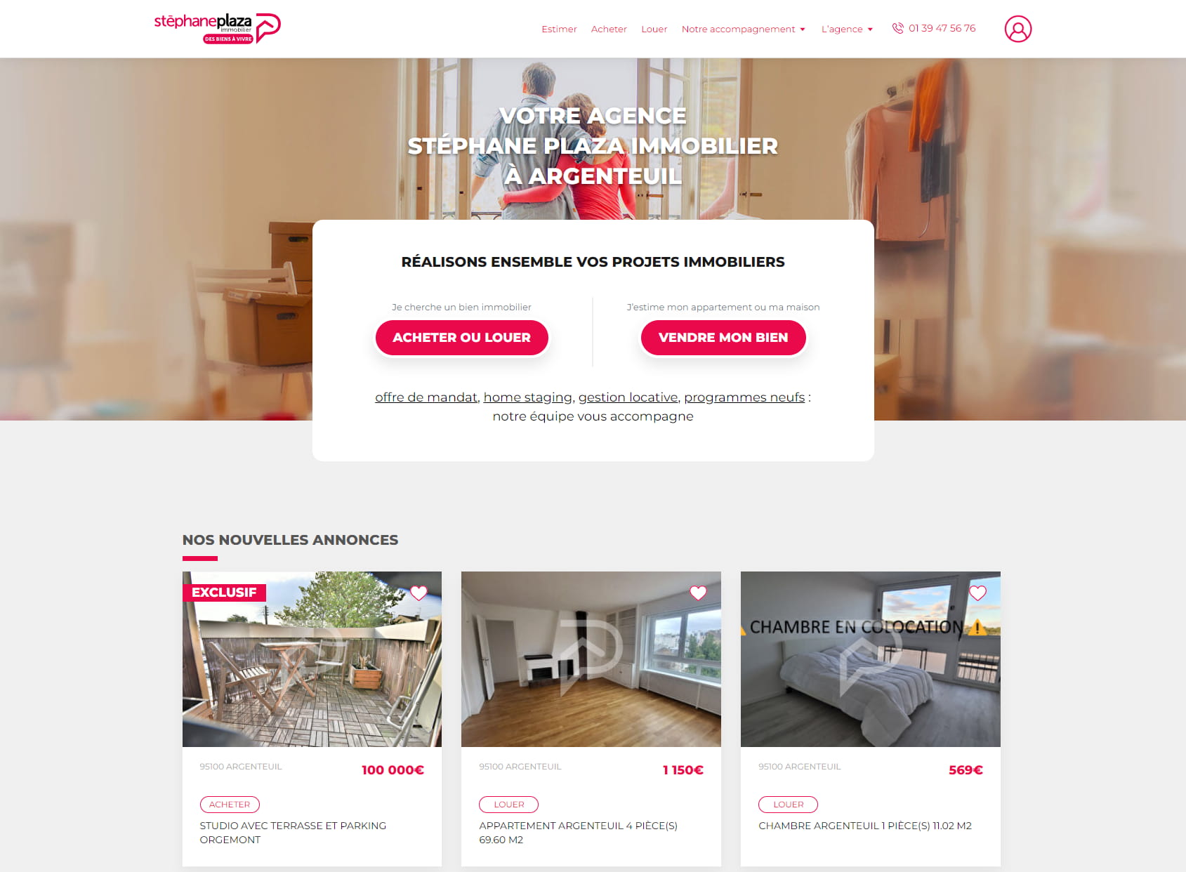 STEPHANE PLAZA IMMOBILIER ARGENTEUIL