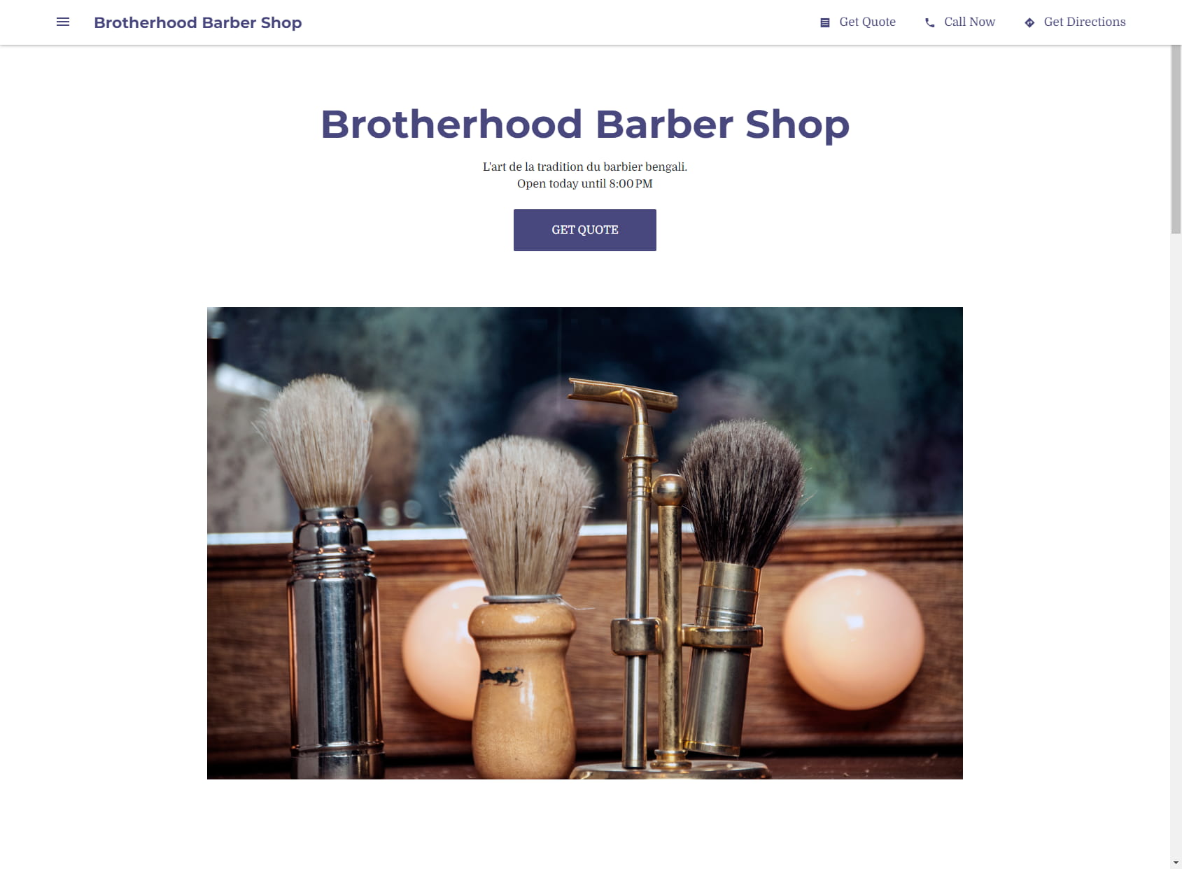 Brotherhood Barber Shop