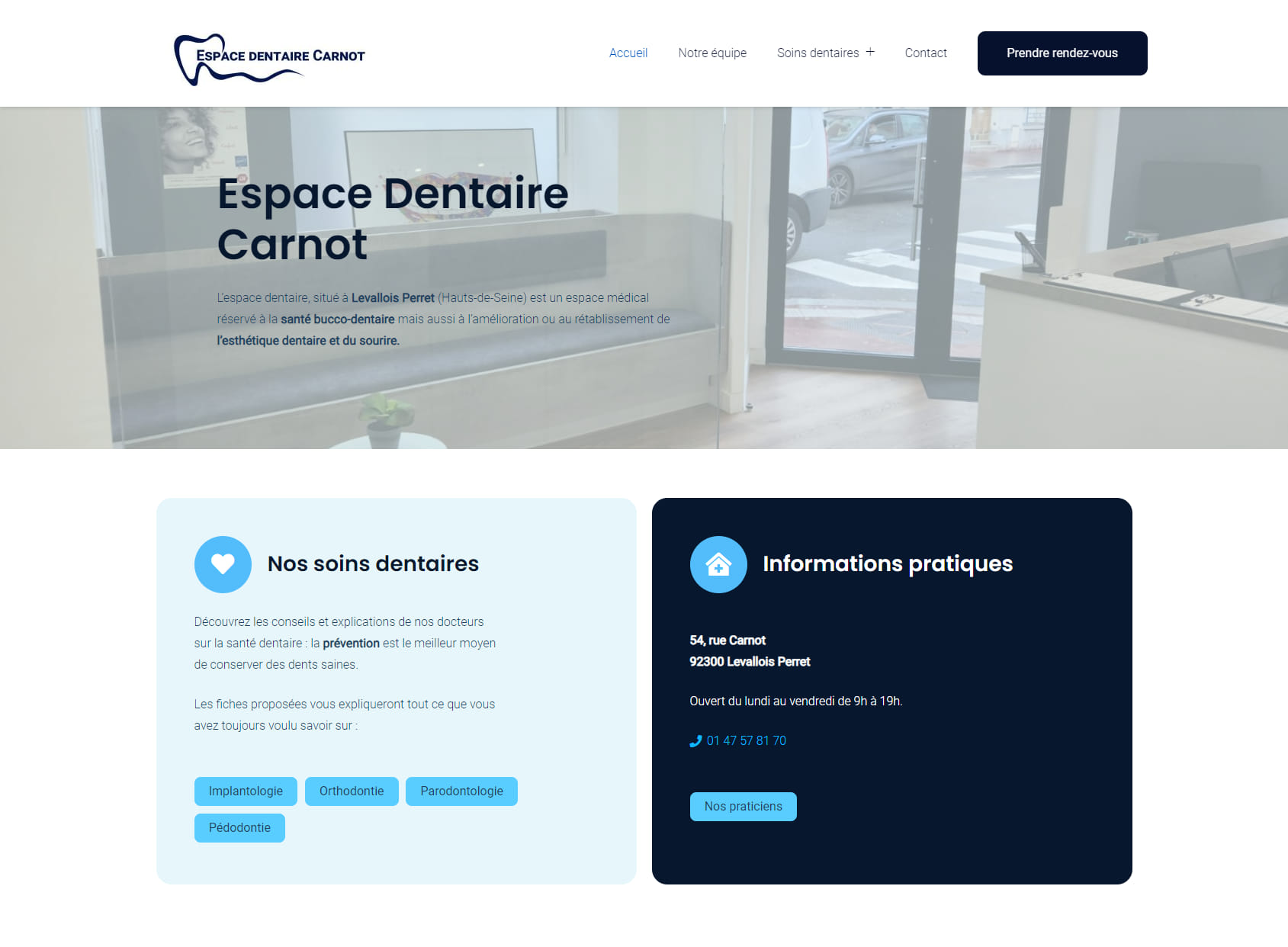 Centre Dentaire et Orthodontie Levallois Carnot - Dentiste Levallois - Invisalign - Implant dentaire