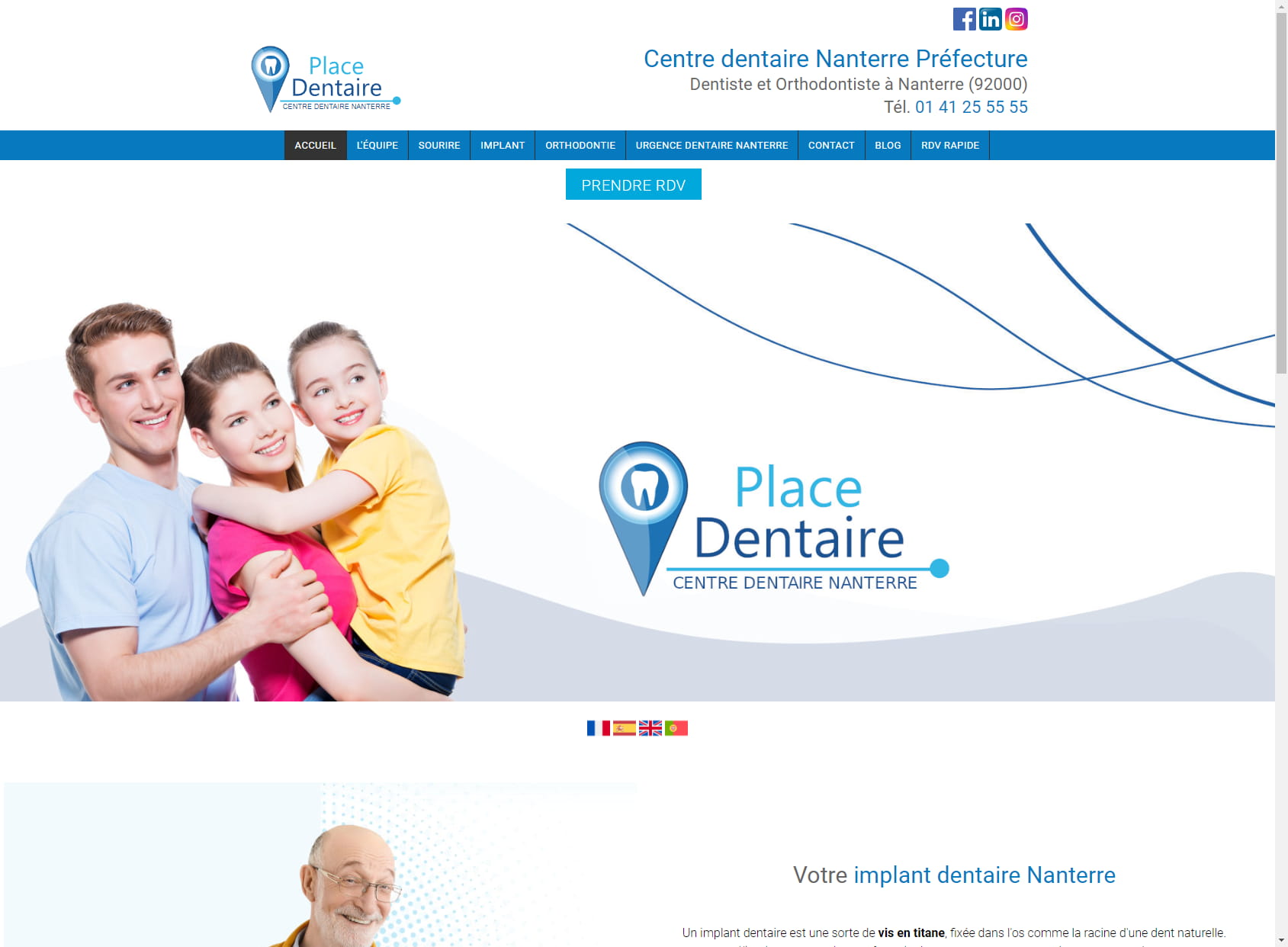 Place dentaire Nanterre préfecture - centre dentaire Nanterre