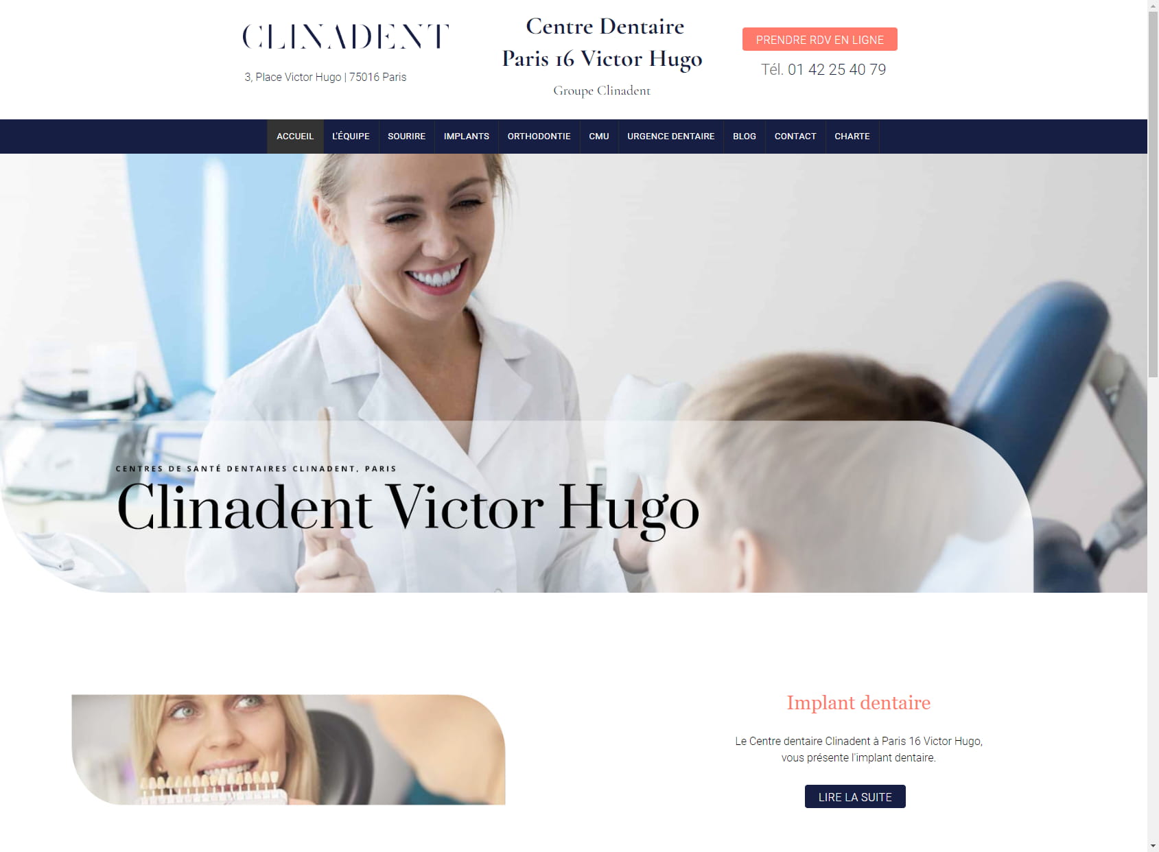 Dental Clinadent Paris Victor Hugo Center