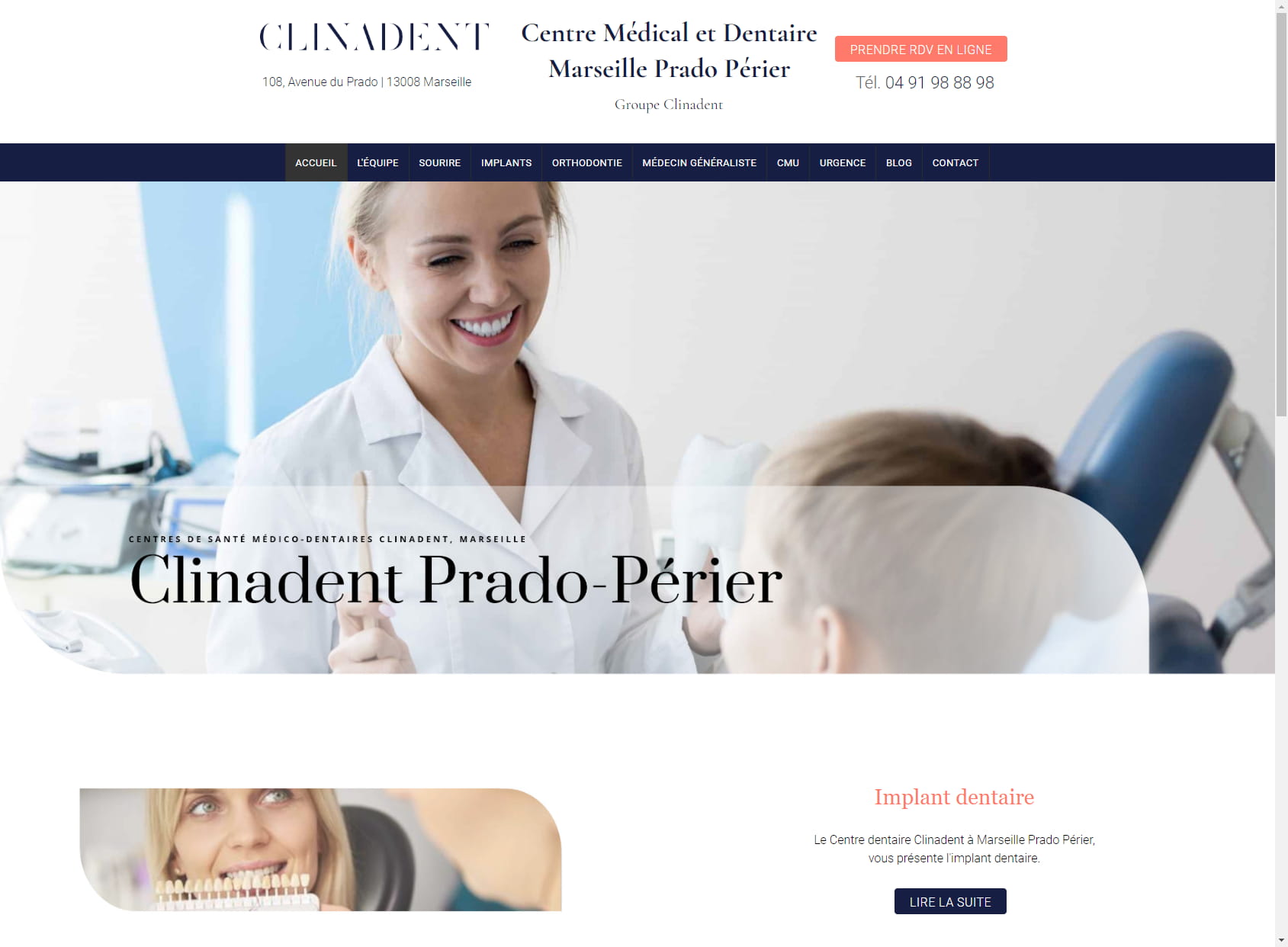 Clinadent - Centre Médico-Dentaire Marseille 8, Prado-Périer
