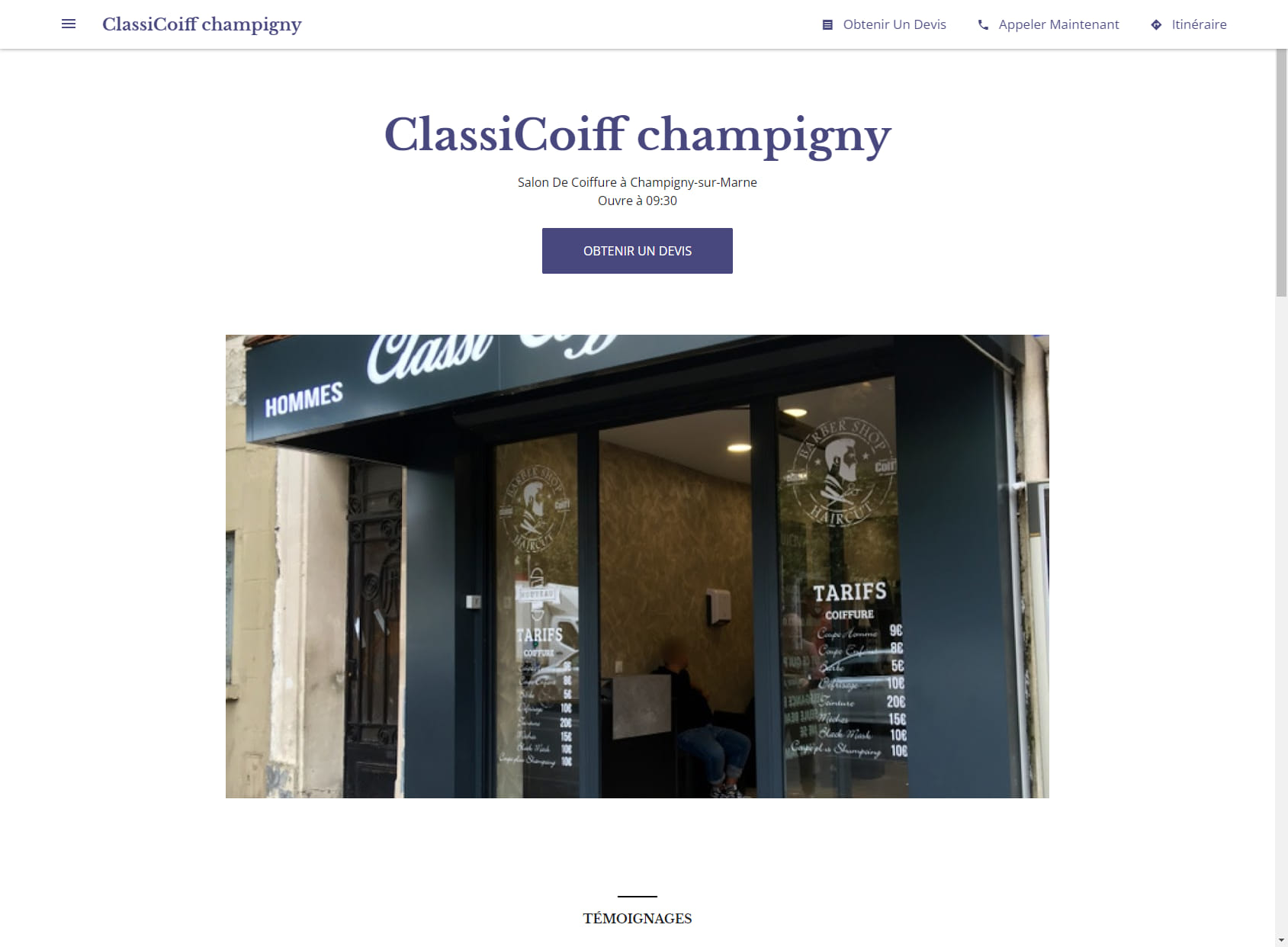 ClassiCoiff champigny