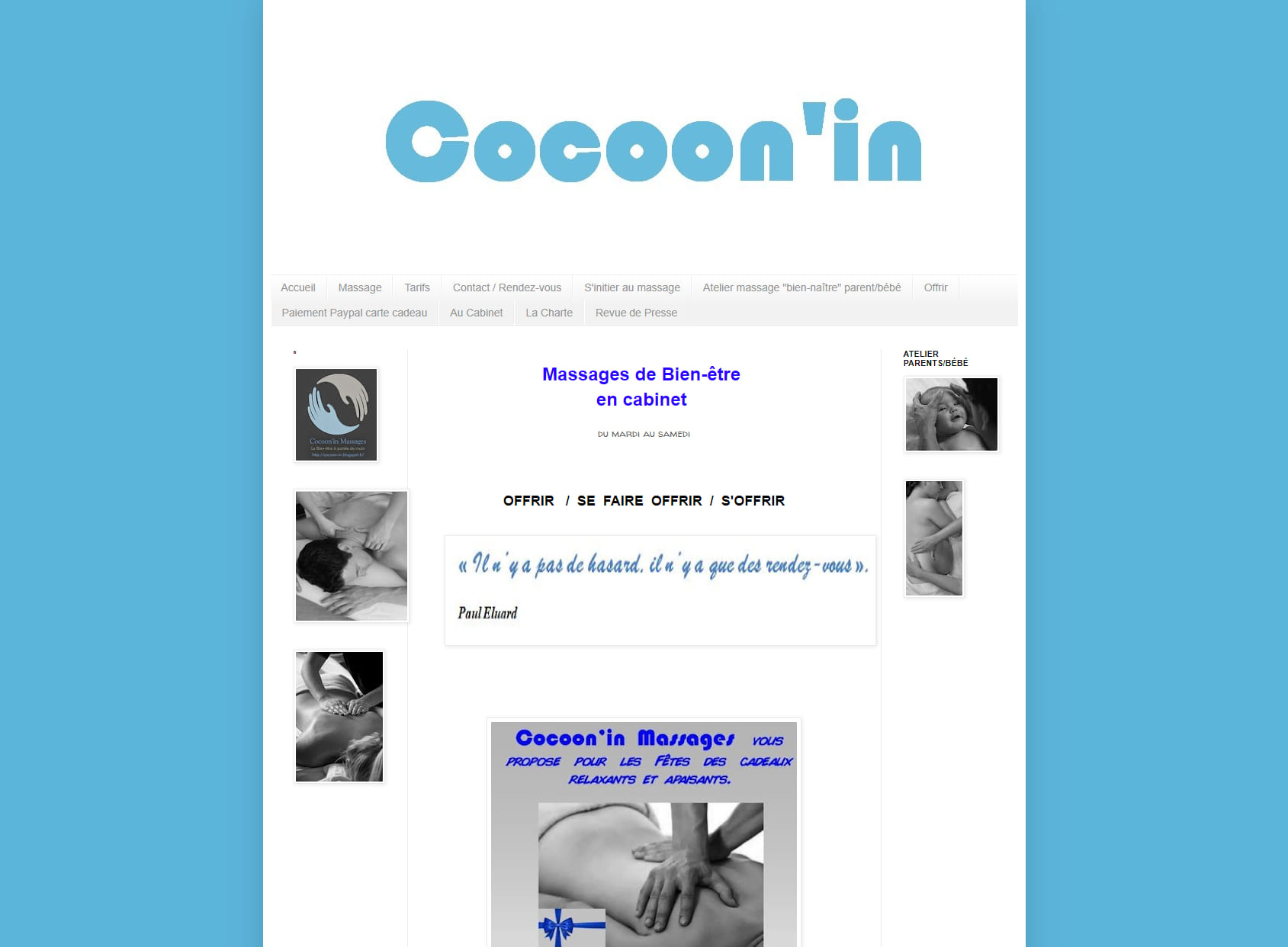 Cocoon'in massages