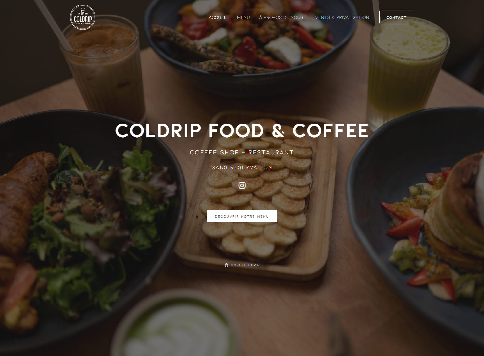 Coldrip food and coffee