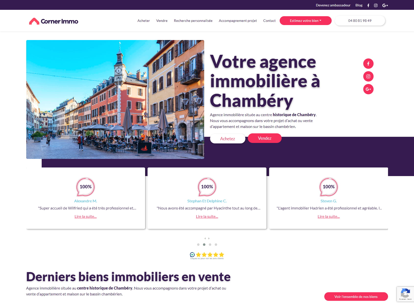 Agence Immobilière Corner Immo Chambéry