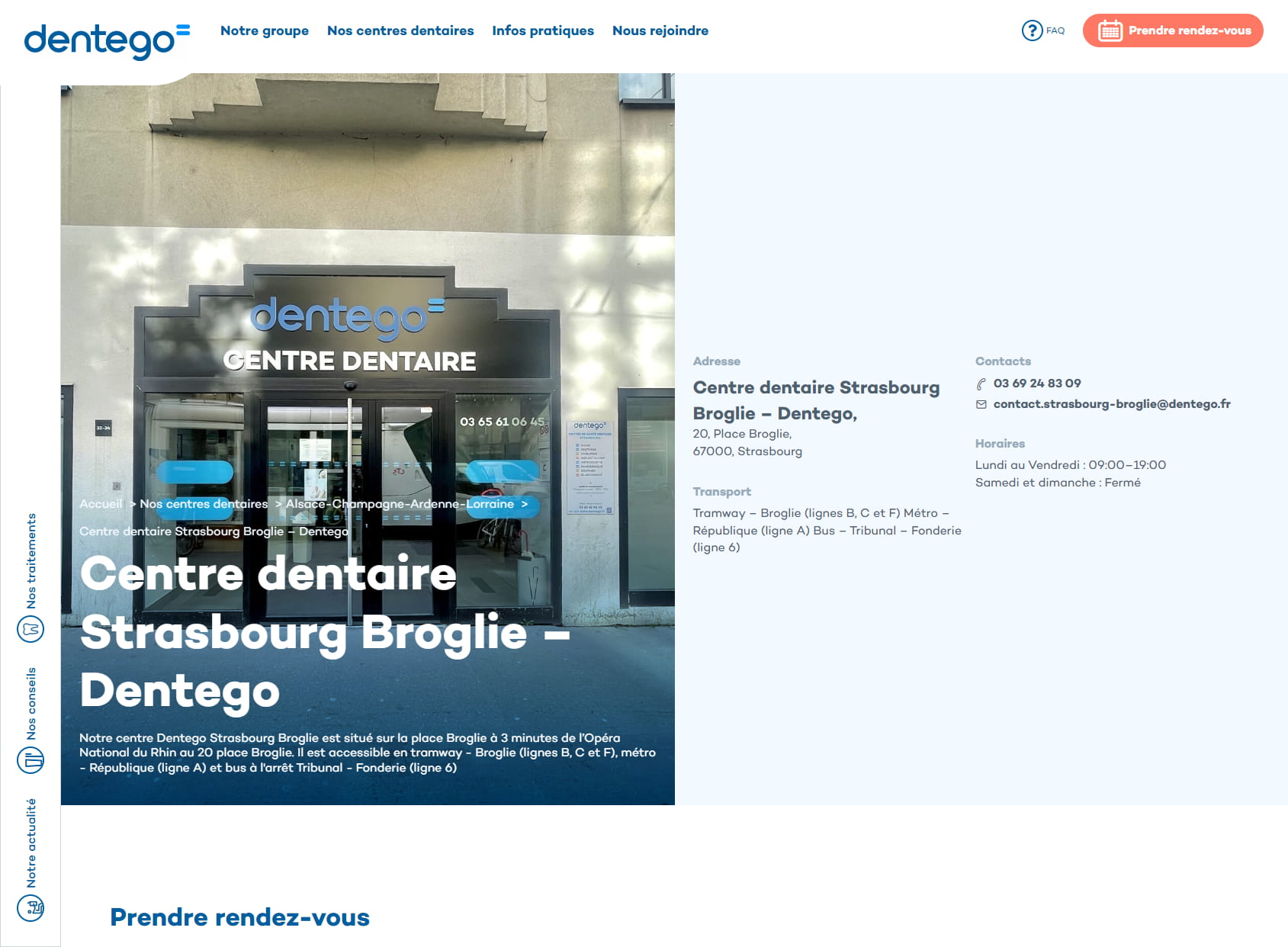 Centre Dentaire Strasbourg Broglie : Dentiste et Cabinet d'orthodontie Strasbourg - Dentego