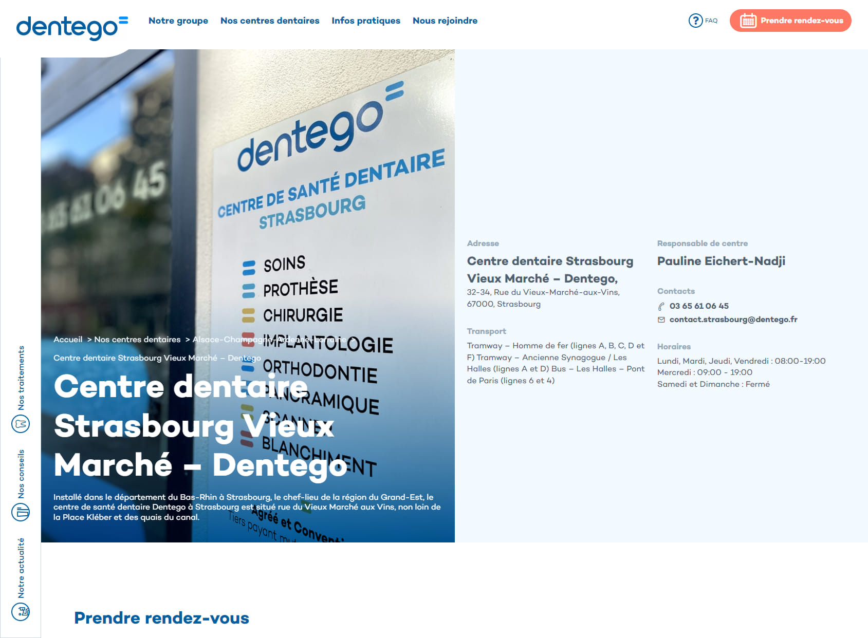 Centre dentaire Strasbourg Vieux Marché - Dentego