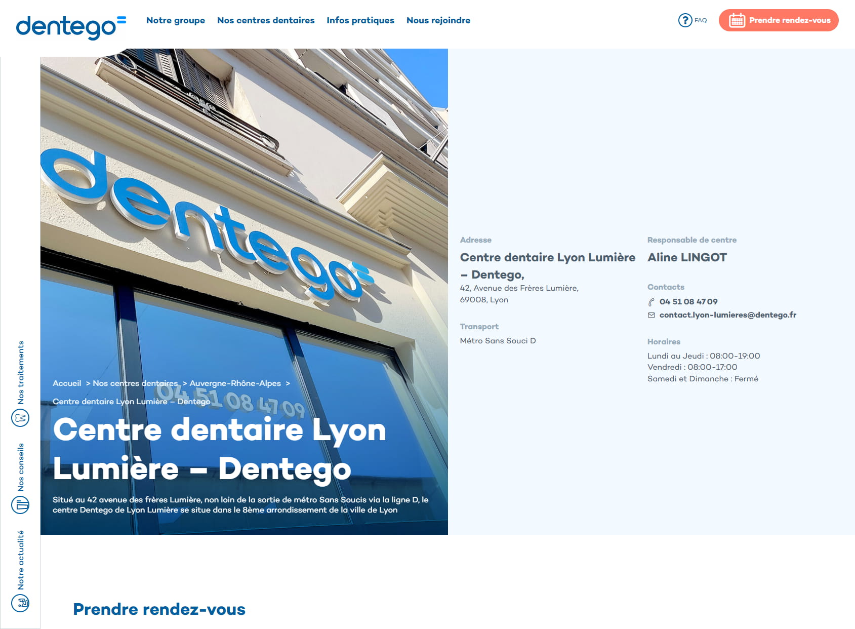 Centre dentaire Lyon Lumière - Dentego