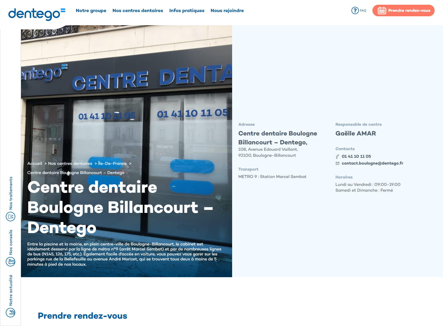 Dentego - Boulogne-Billancourt