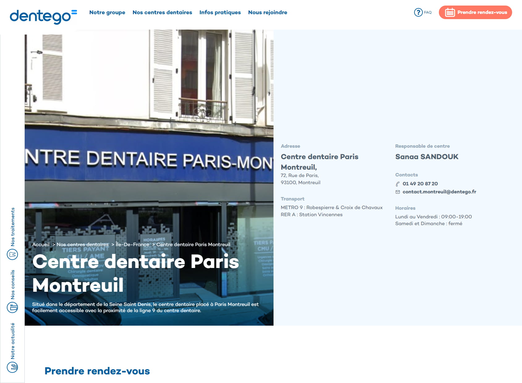 Centre Dentaire Paris Monteuil