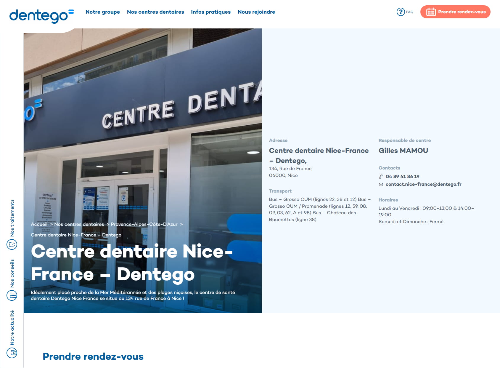 Centre Dentaire Nice France : Dentiste Nice - Dentego