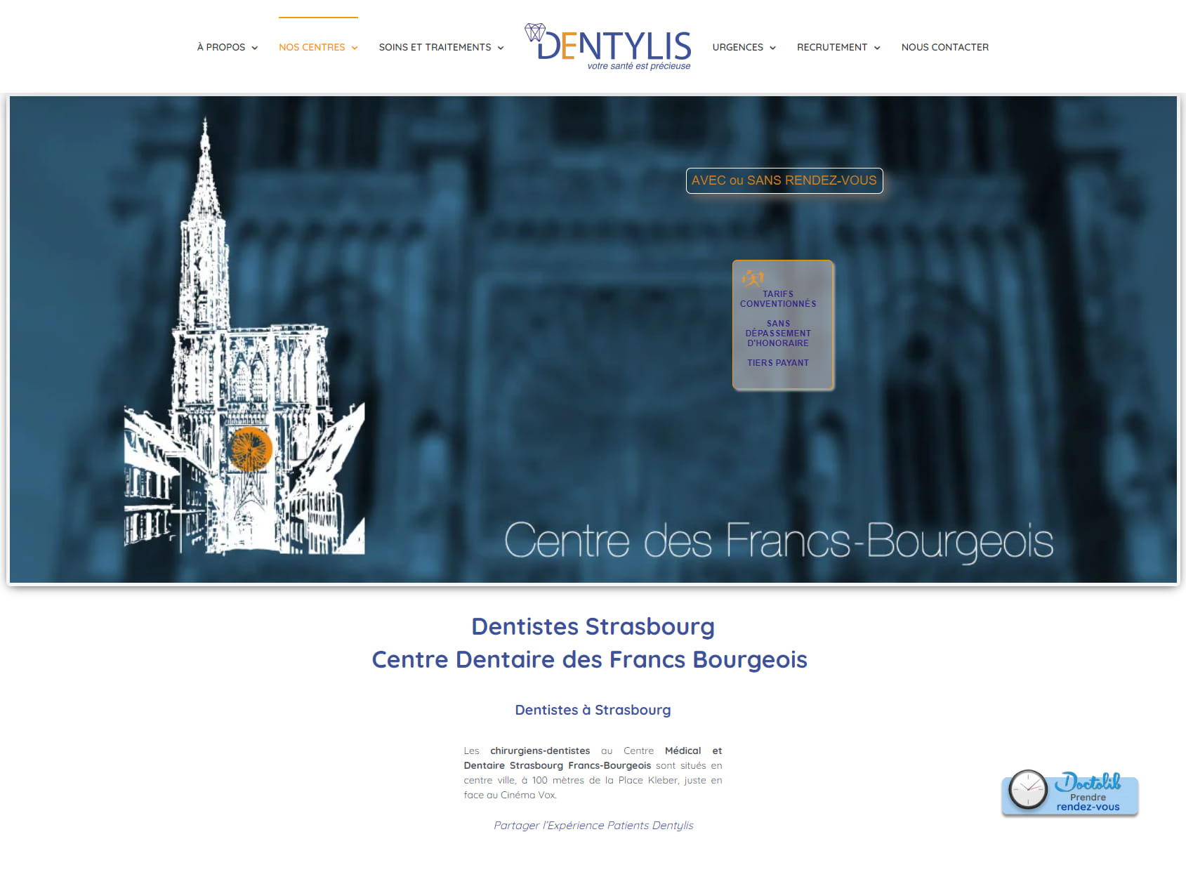 Centre dentaire et Ophtalmologie Strasbourg Francs Bourgeois - Dentylis