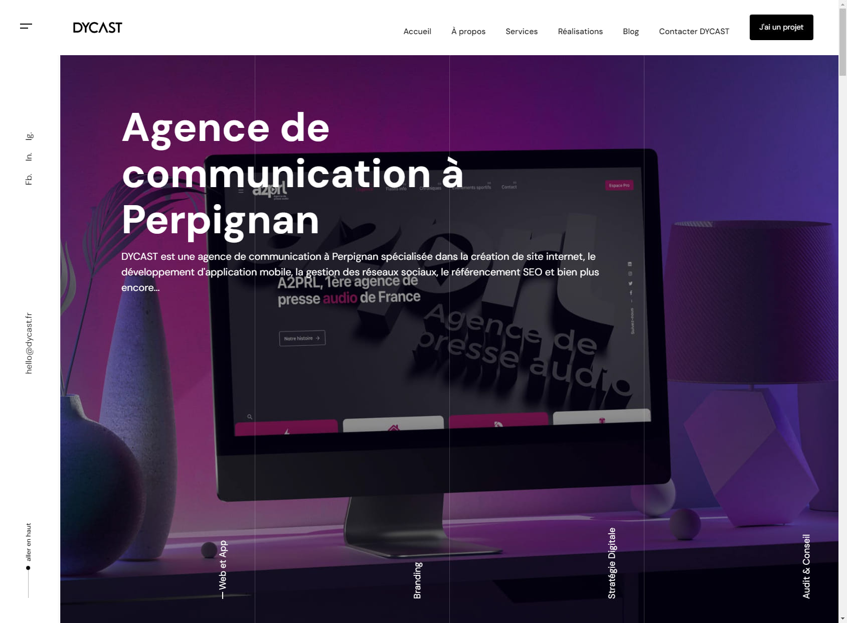 DYCAST - Agence de communication à Perpignan | Création site internet | Gestion Réseaux Sociaux | Référencement SEO
