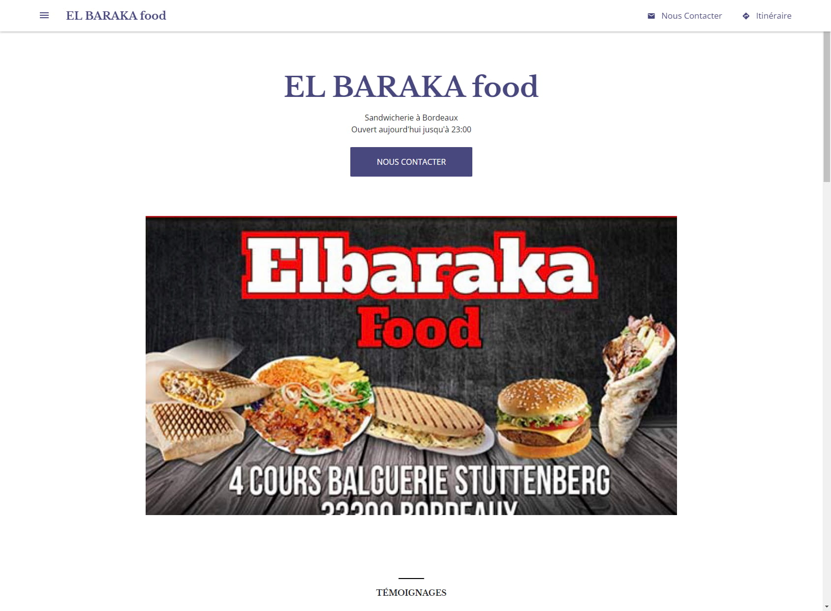 EL BARAKA food