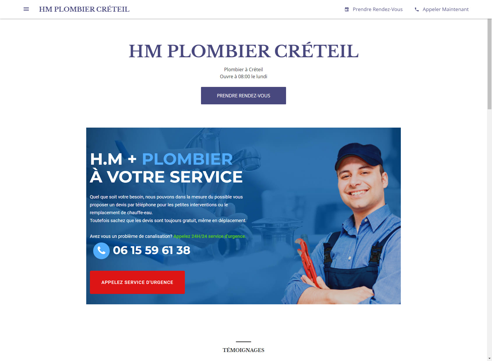 HM PLOMBIER CRÉTEIL