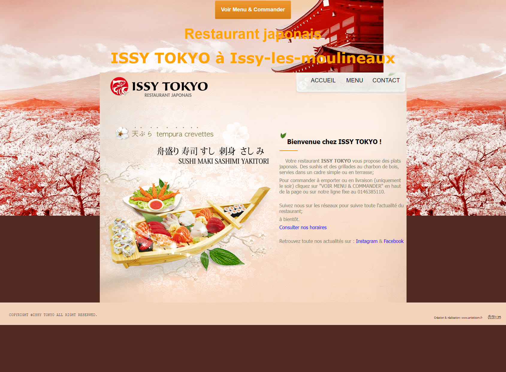 Restaurant Japonais Issy Tokyo