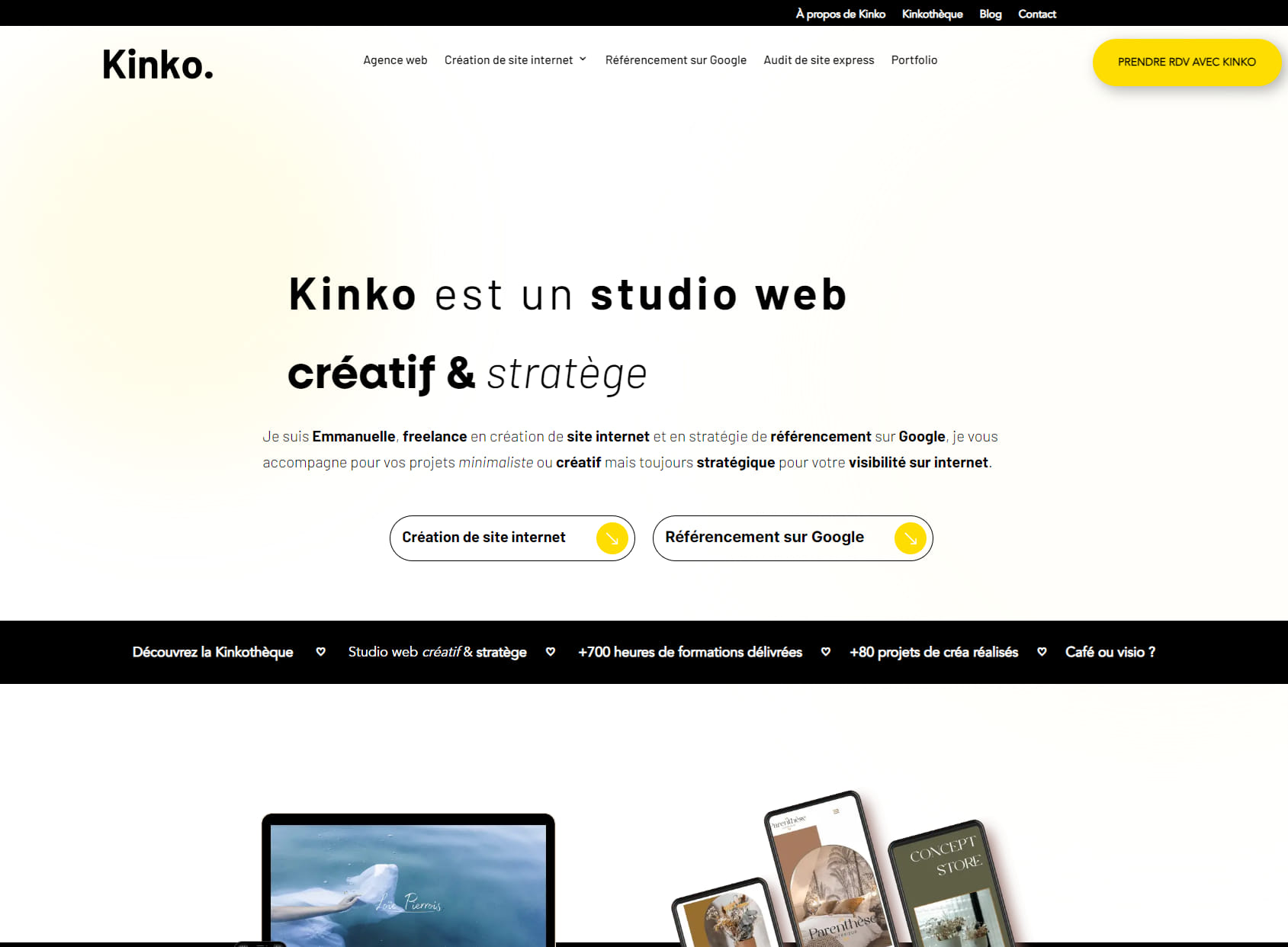 Kinko Studio - Création de sites internet et stratégie de référencement SEO