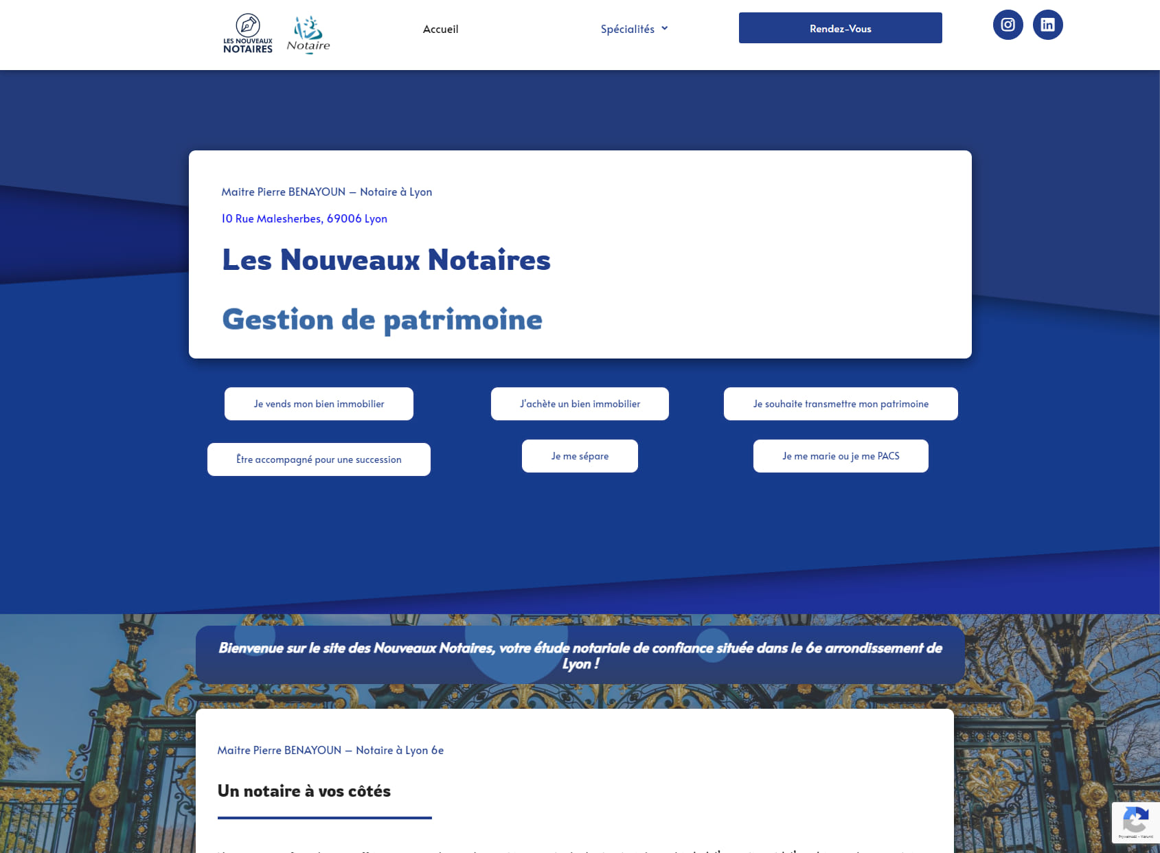 Notaire Lyon 6 | LES NOUVEAUX NOTAIRES | Me Pierre BENAYOUN | Immobilier, Droit des Affaires, Droit de la Famille