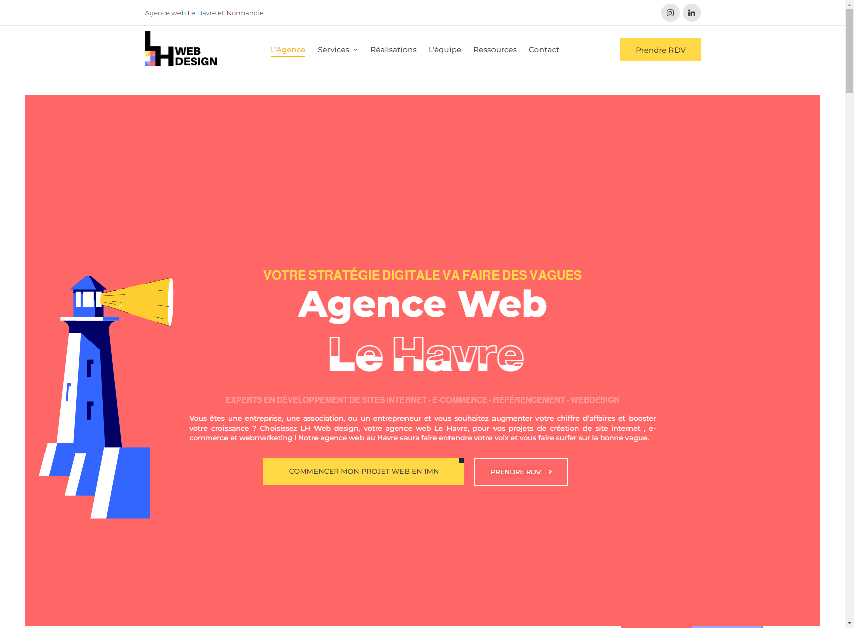 LH Web Design- Agence Web Le Havre - Création Site Internet & E-commerce