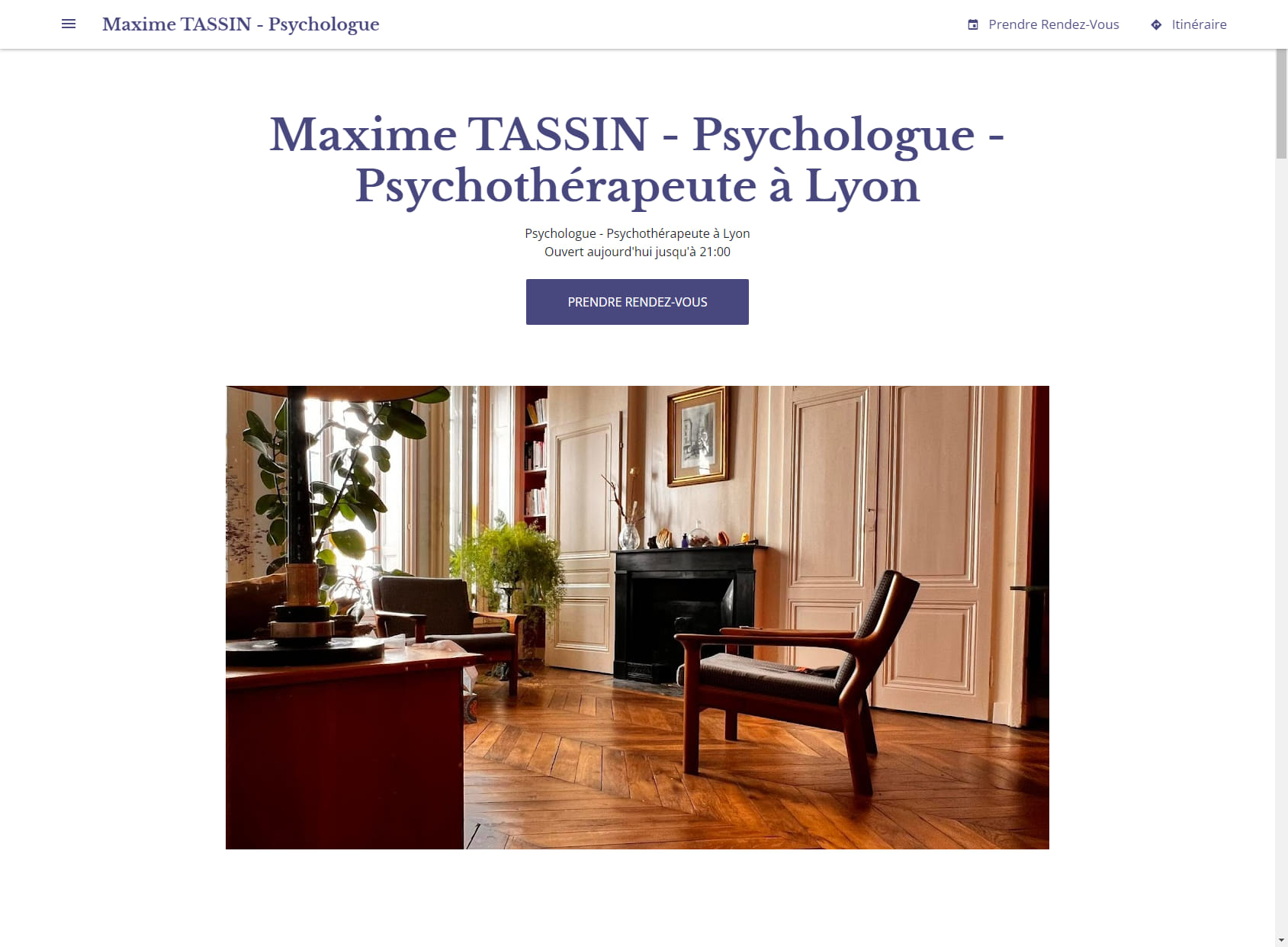 Maxime Tassin Psychologist