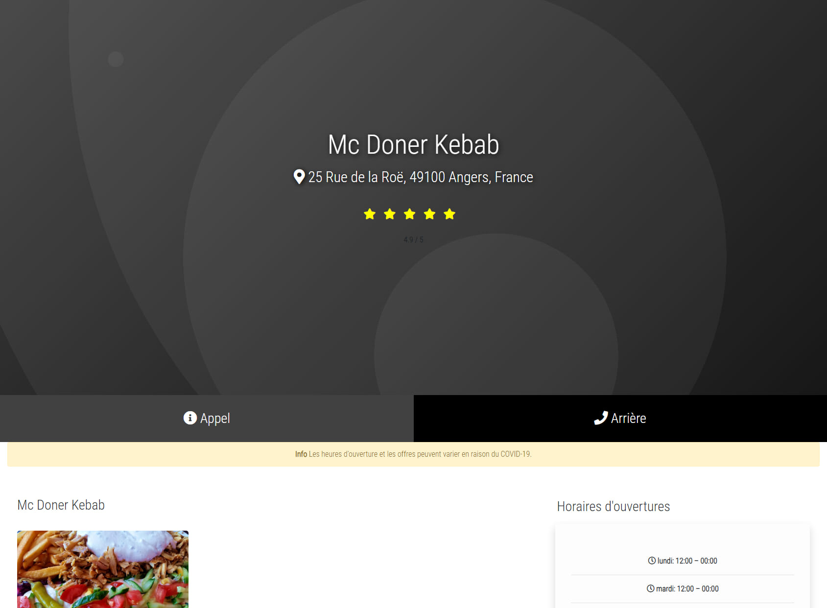 Mc Doner Kebab