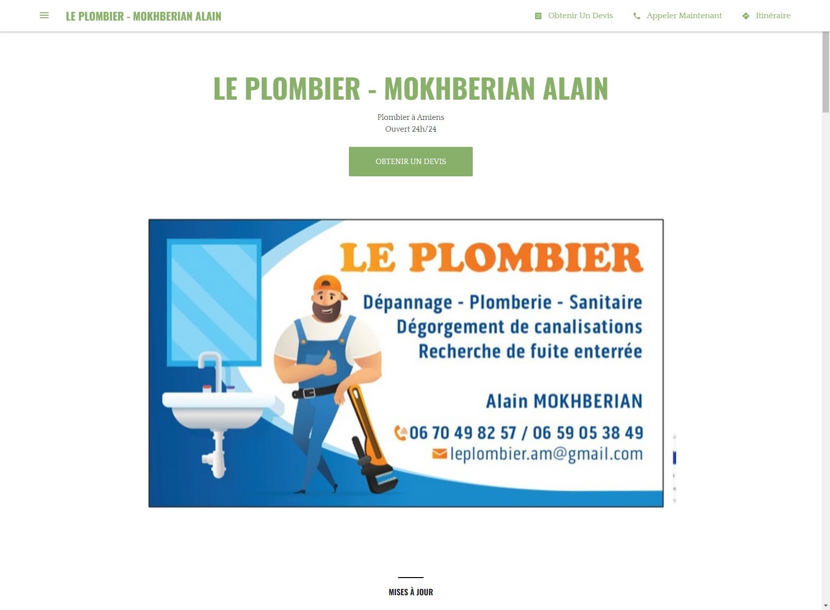 LE PLOMBIER - MOKHBERIAN ALAIN