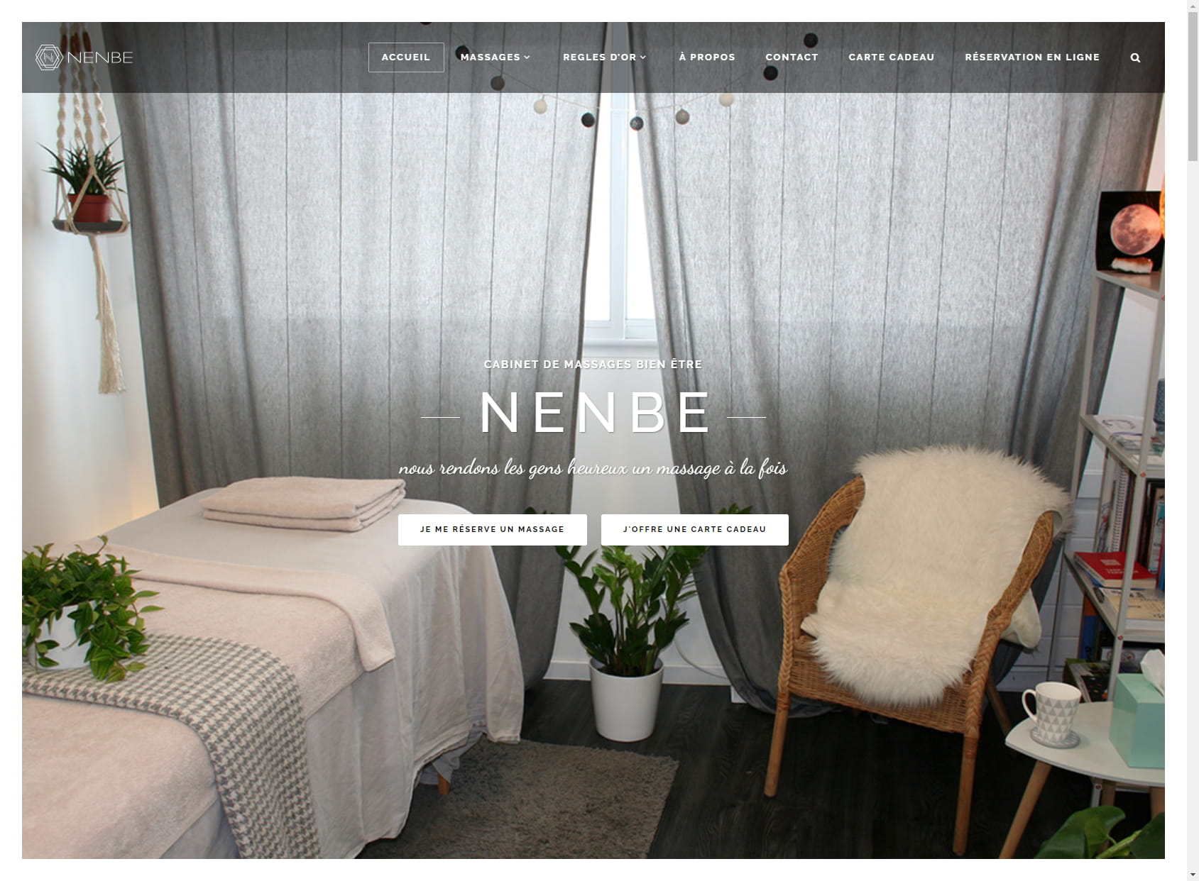 Cabinet de massages bien-être NENBE - Rennes