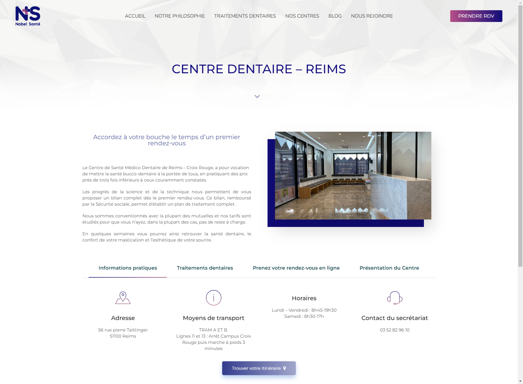 Centre Dentaire - Nobel Santé +