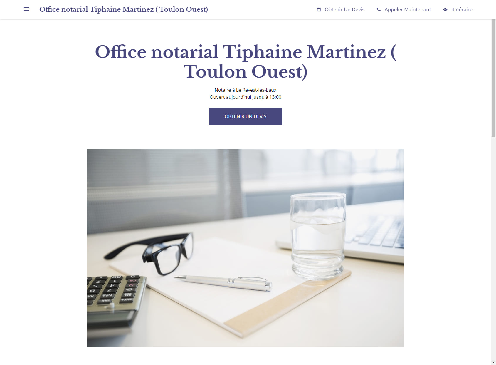 Office notarial Tiphaine Martinez ( Toulon Ouest)