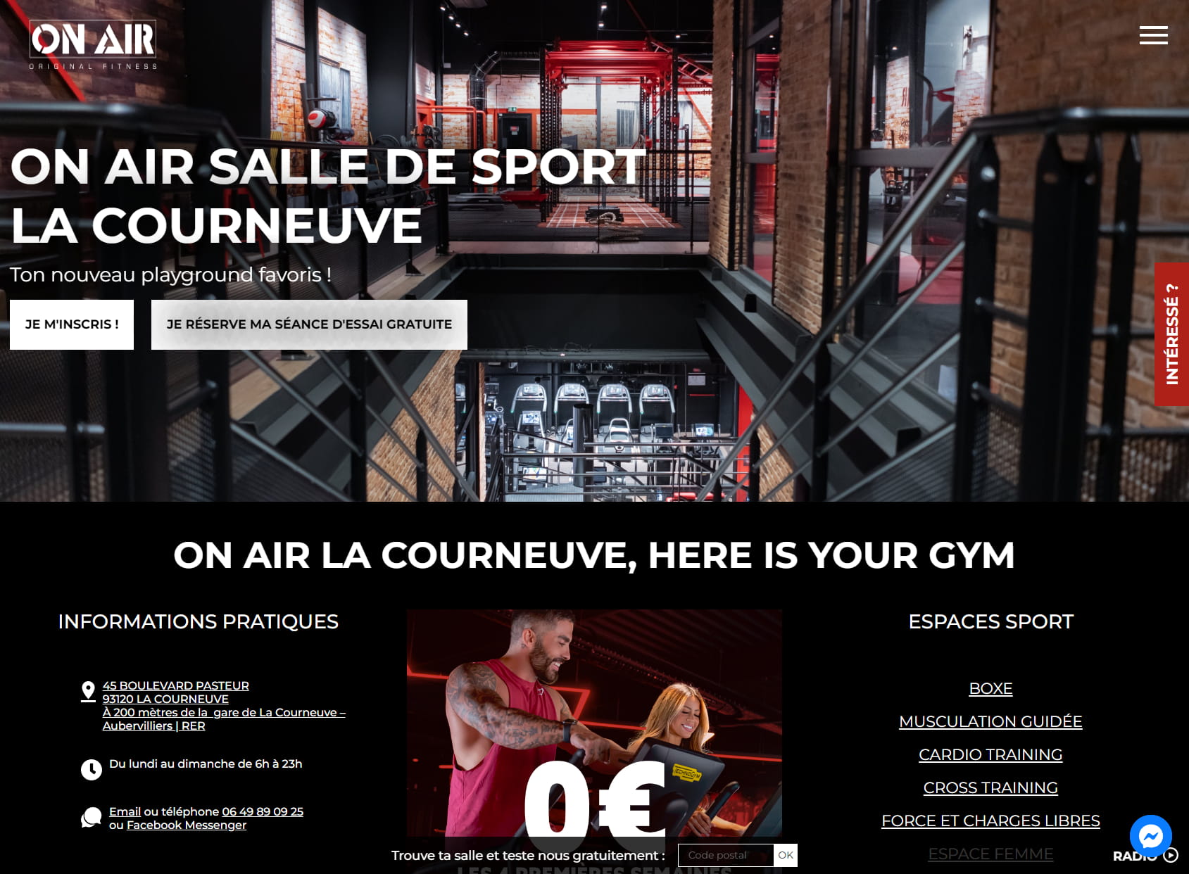 On Air Fitness - La Courneuve