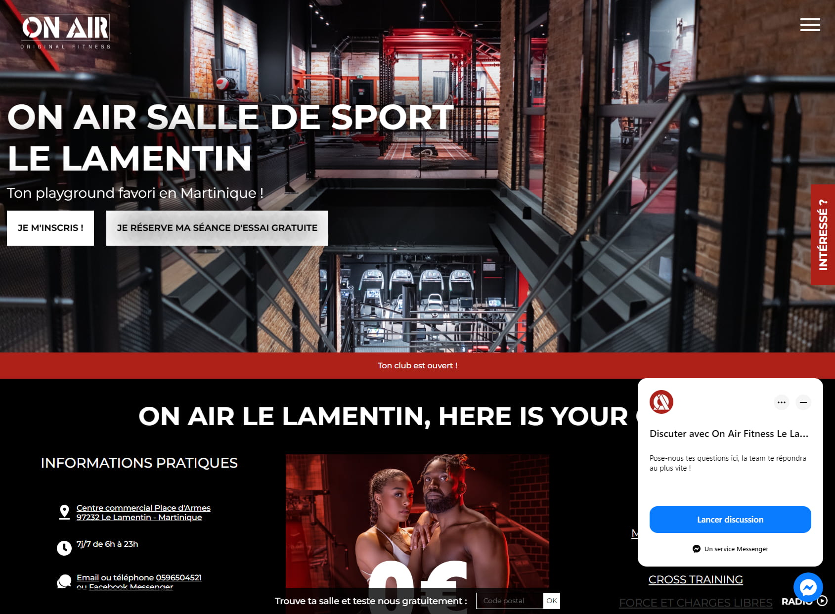 Salle de sport - ON AIR Le Lamentin