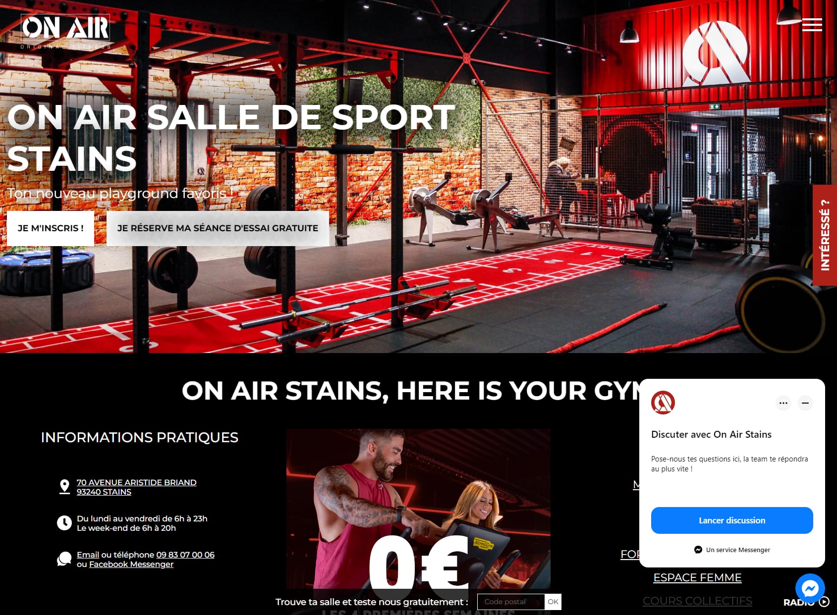 Salle de sport - ON AIR STAINS