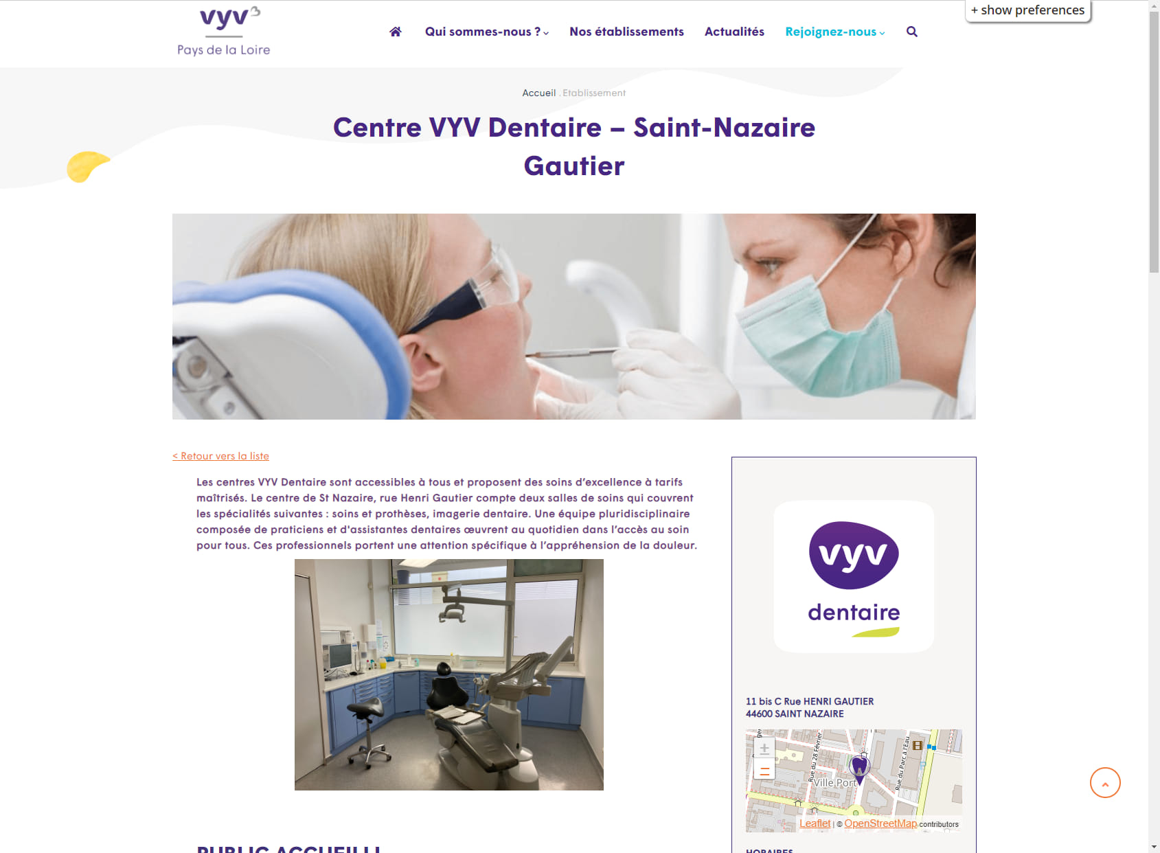 VYV Dentaire - Saint-Nazaire Henri Gautier