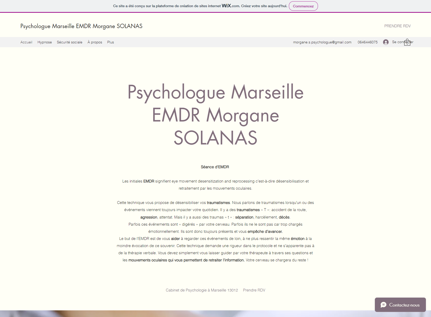 Psychologue EMDR Marseille Morgane SOLANAS