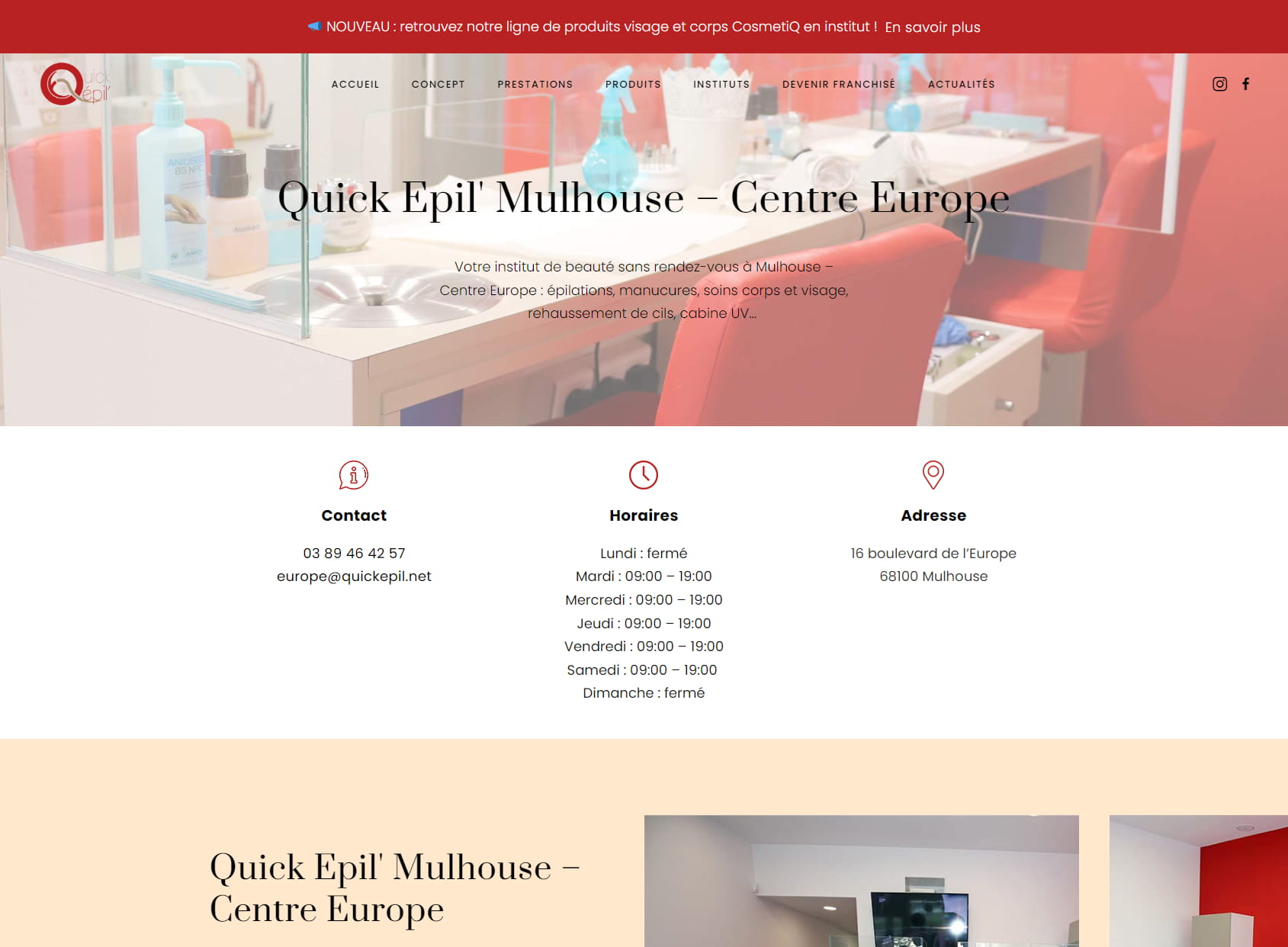 Institut Quick Epil' Mulhouse Europe