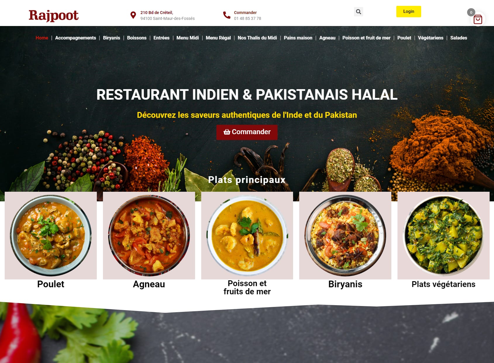 Rajpoot Saint-Maur - Restaurant Indien & Pakistanais Halal