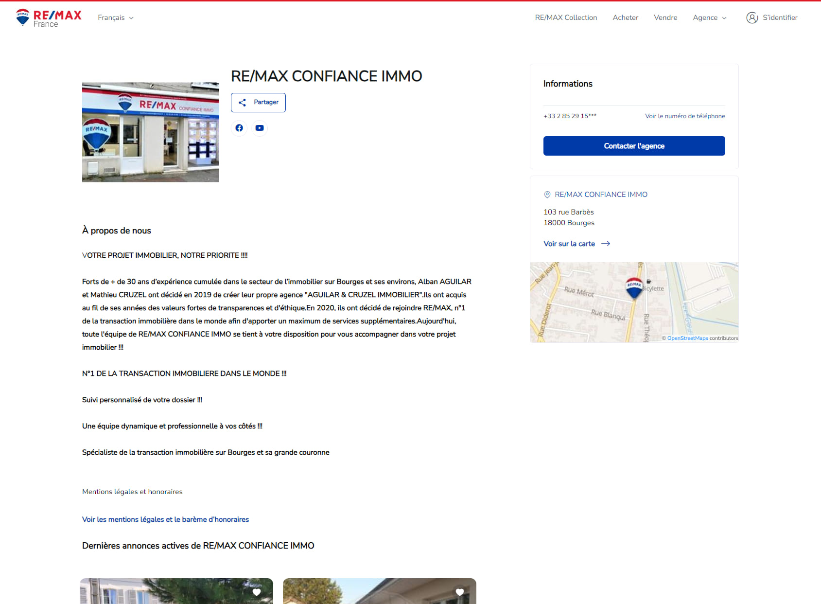 RE/MAX Confiance Immo AGUILAR & CRUZEL Immobilier