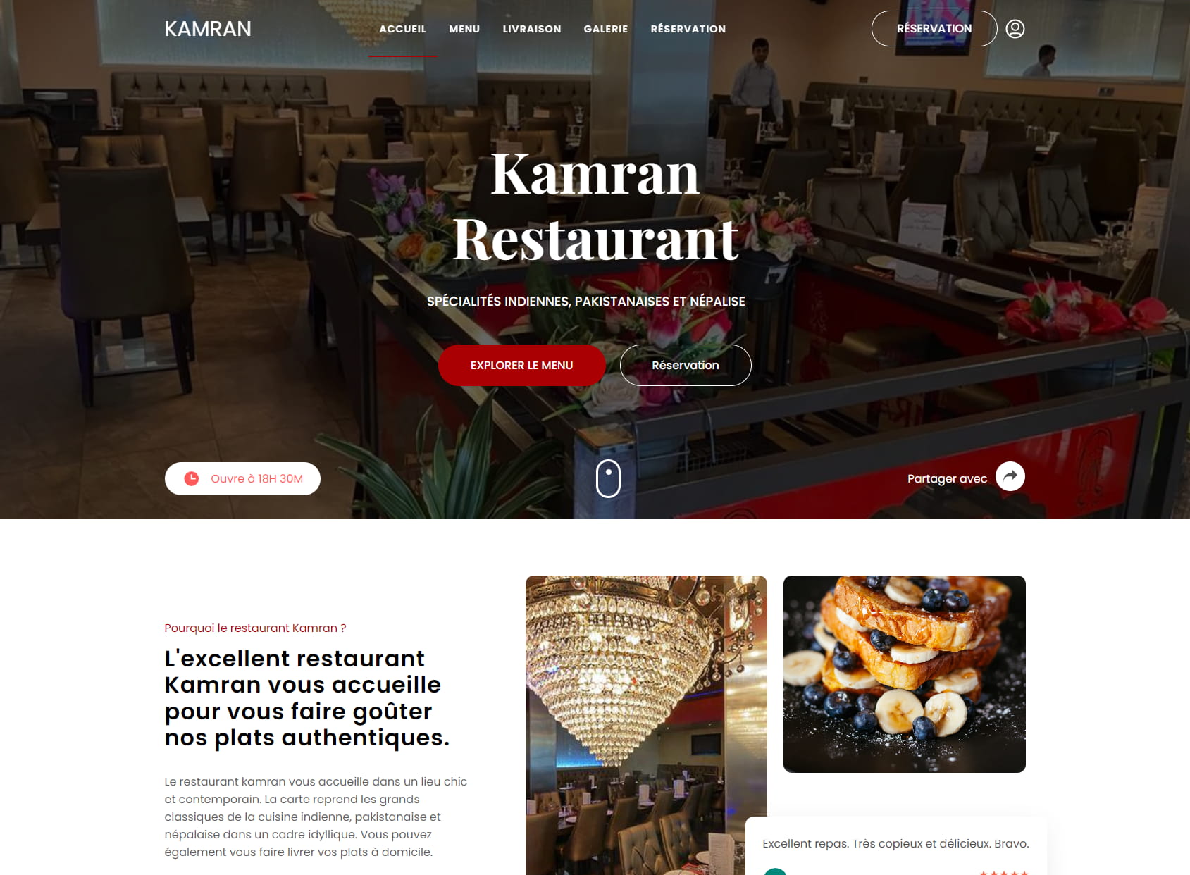 Restaurant Kamran - Indien et Pakistanais Aubervilliers