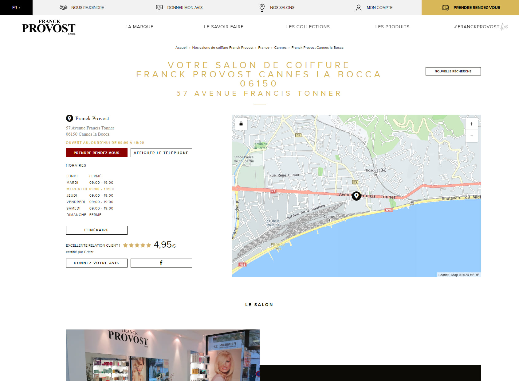 Franck Provost - Coiffeur Cannes la Bocca
