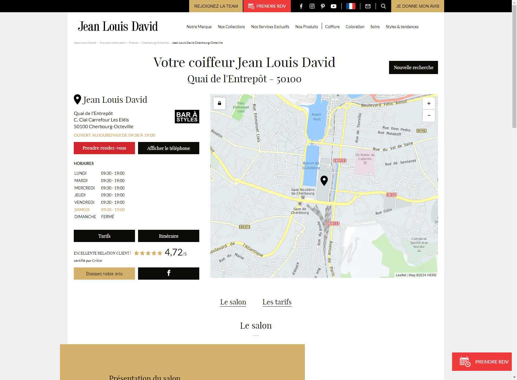 Jean Louis David - Coiffeur Cherbourg-Octeville