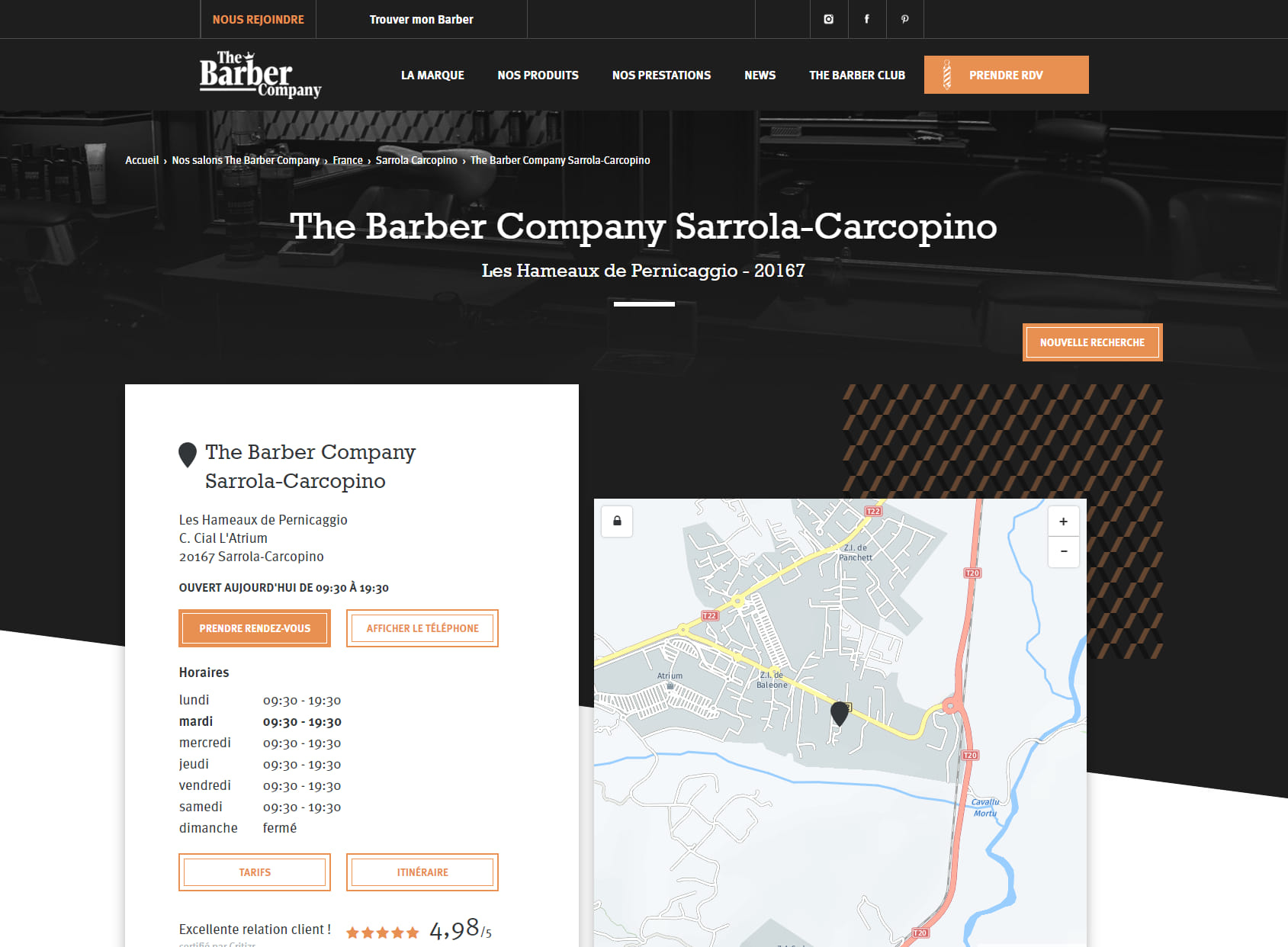 The Barber Company - Coiffeur Barbier Sarrola-Carcopino