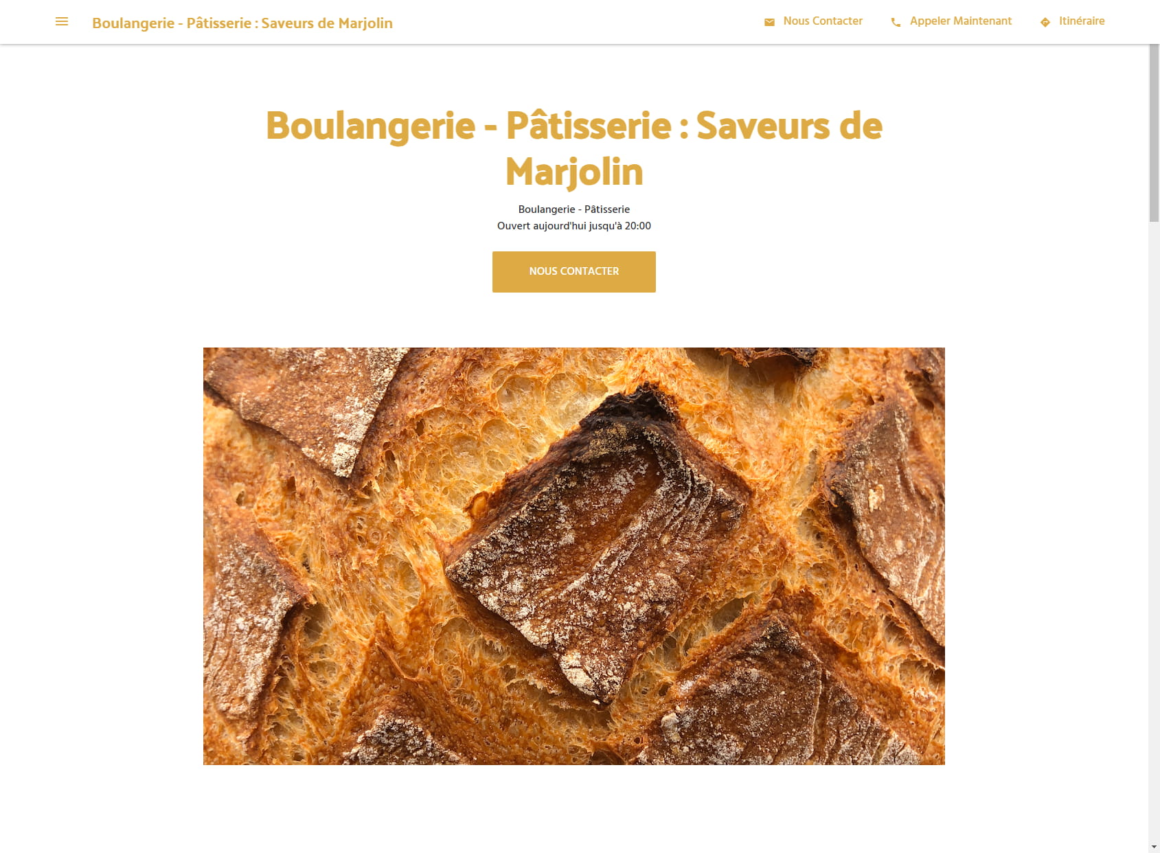 Boulangerie - Pâtisserie : Saveurs de Marjolin