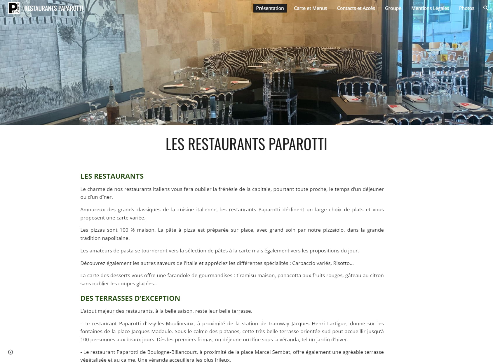 Restaurant Paparotti Issy-les-Moulineaux