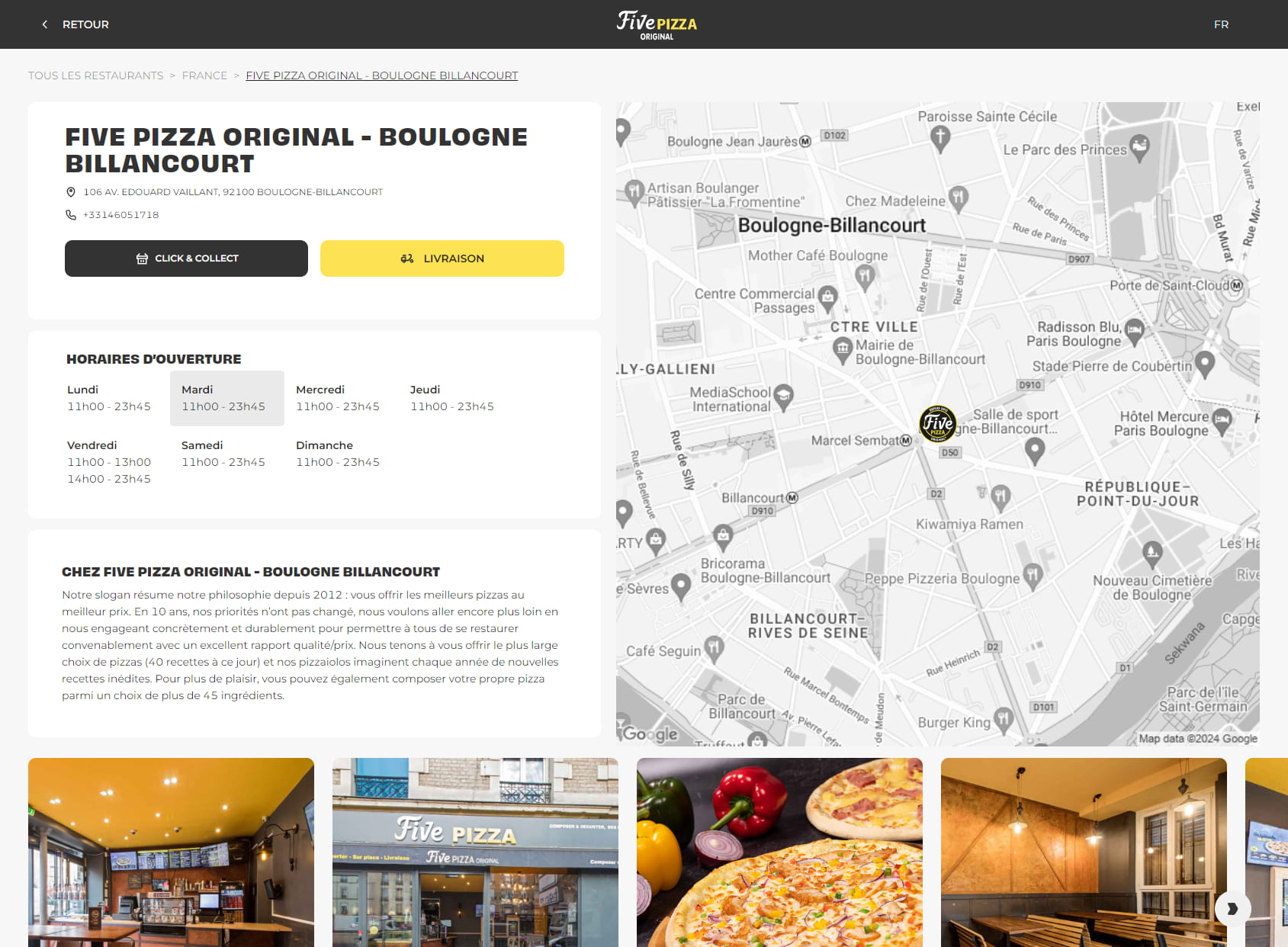 Five Pizza Original - Boulogne - Billancourt