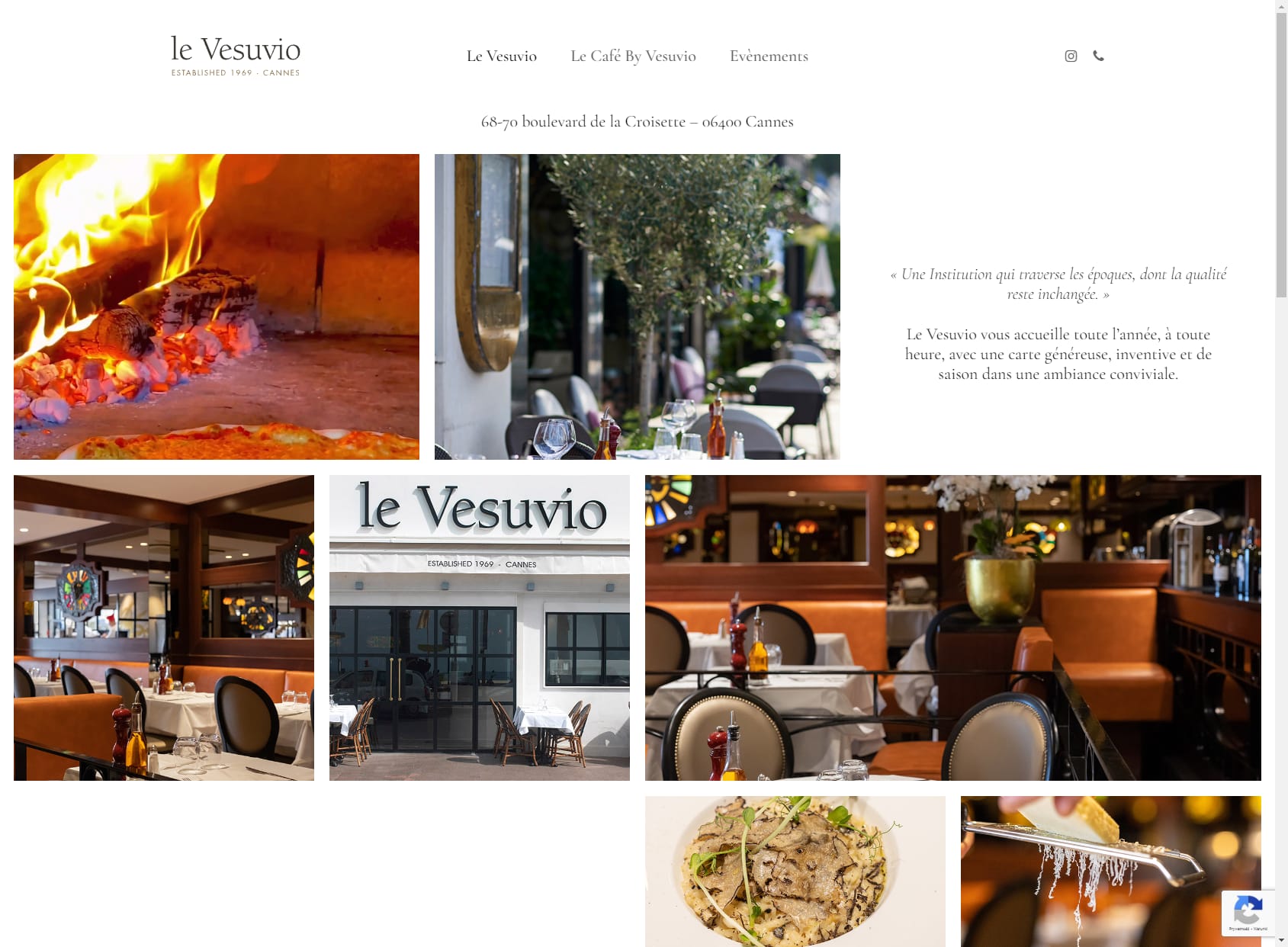 Restaurant Le Vesuvio - Cannes