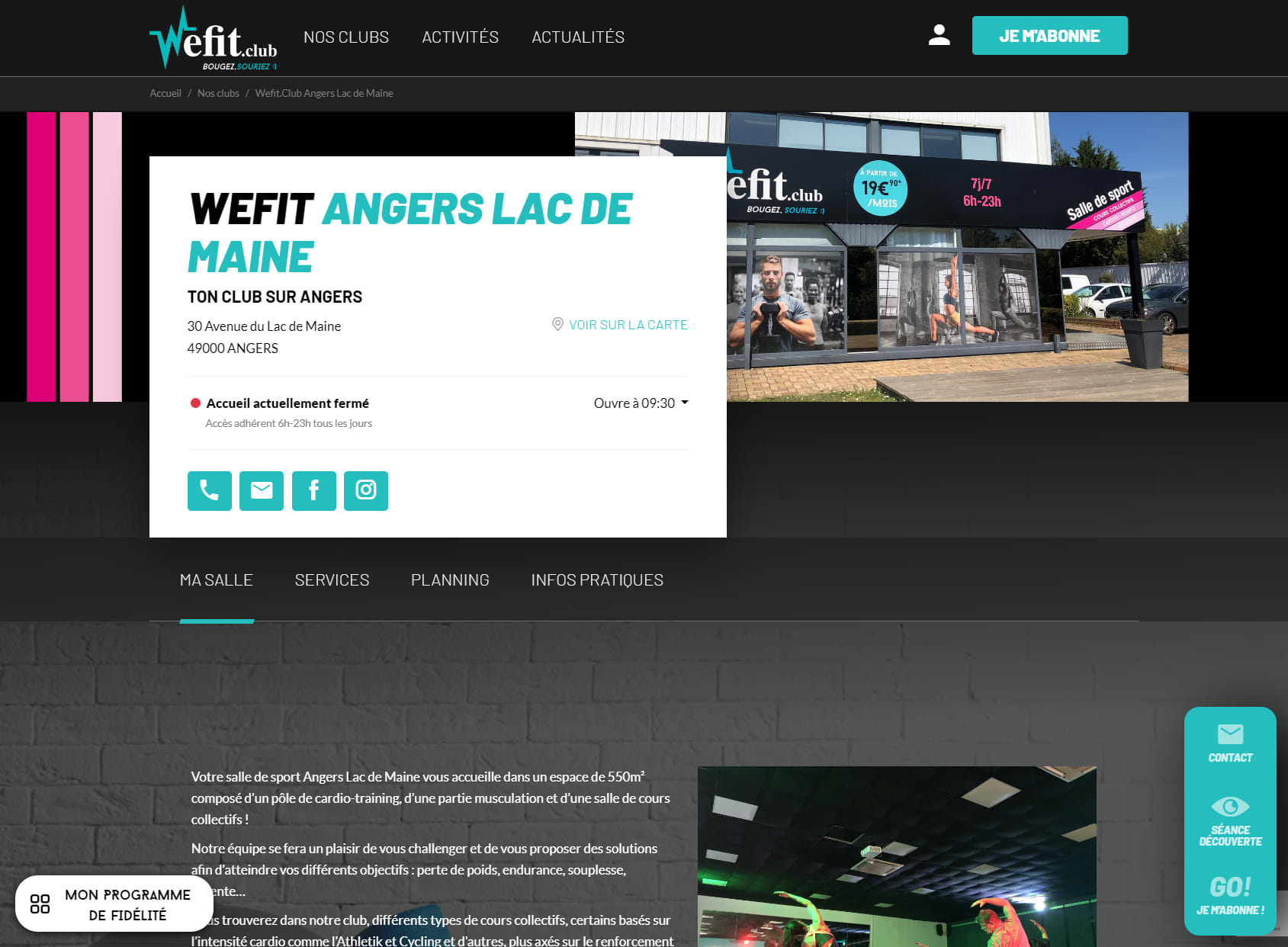 Wefit.club Angers Center