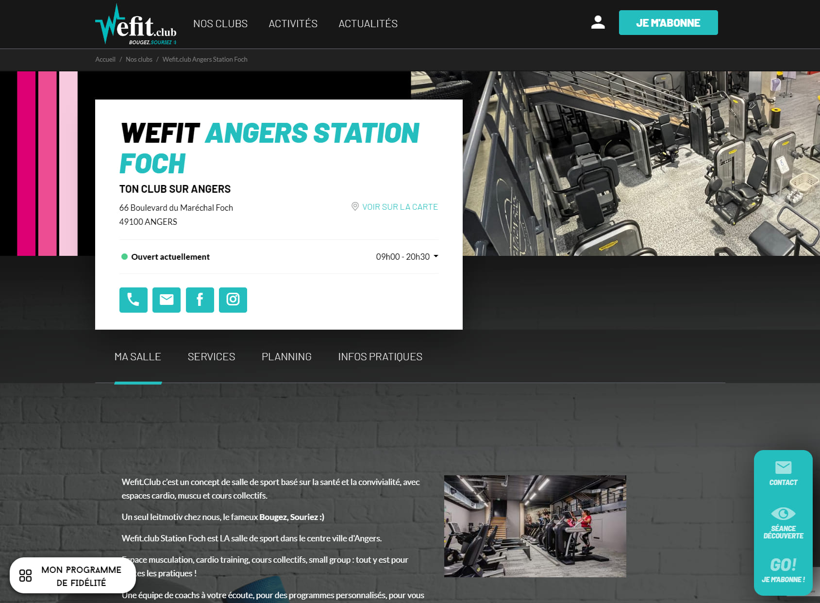 Wefit.club Angers Station Foch